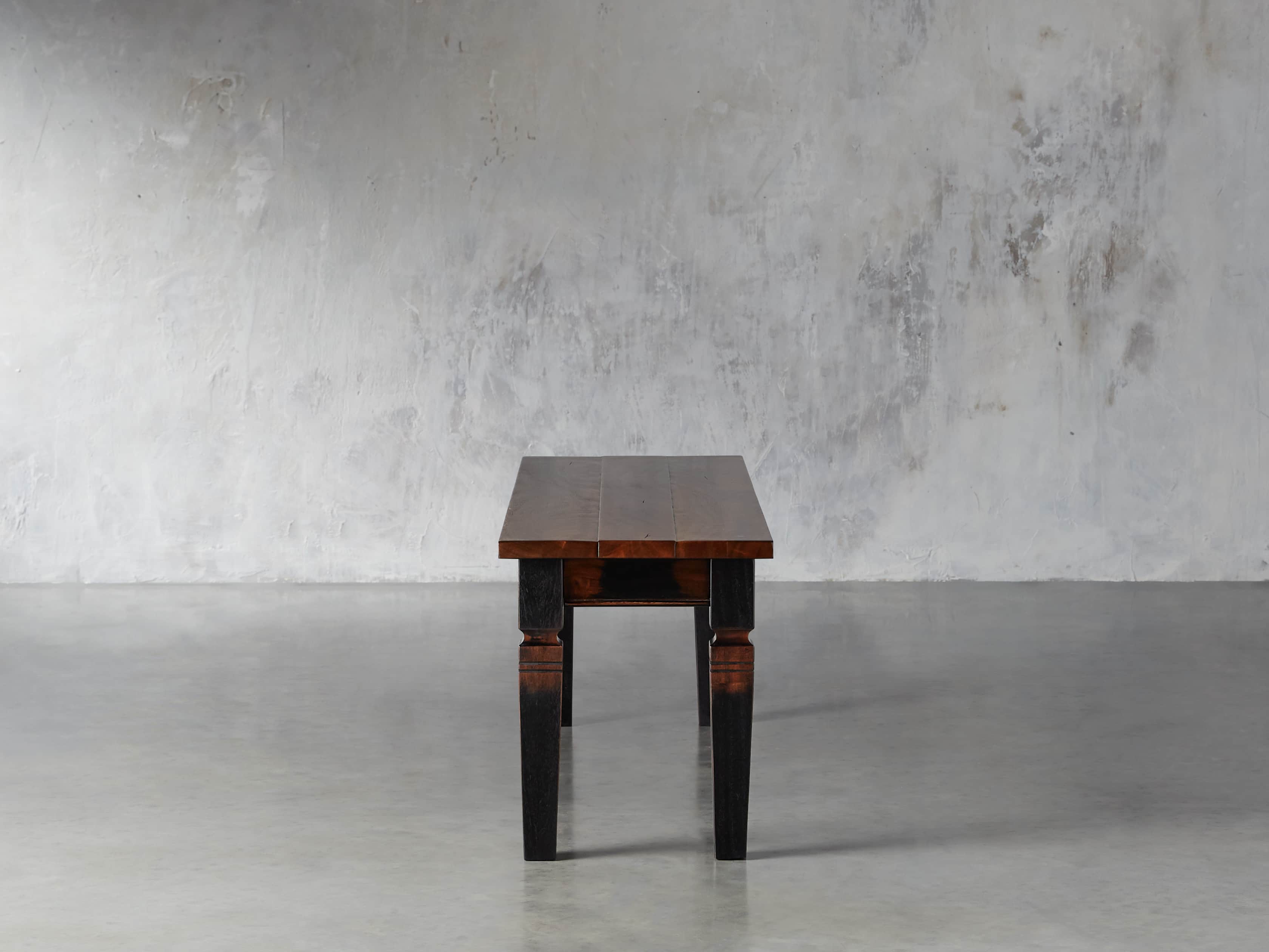 Toulon 54" Bench in Toasted Auburn