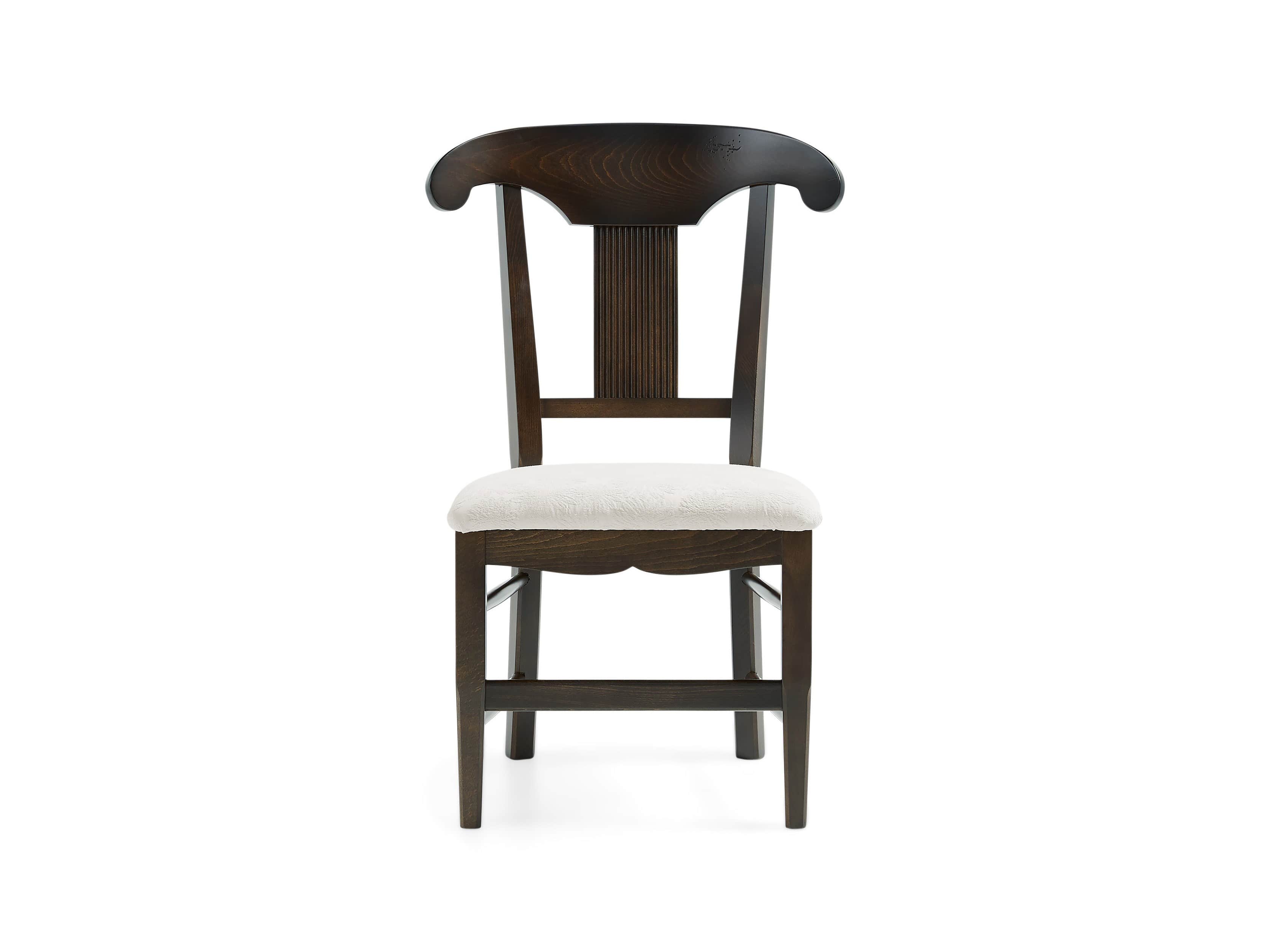 Tuscany 25" Dining Side Chair with Upholstered Seat in Noceto, slide 3 of 4