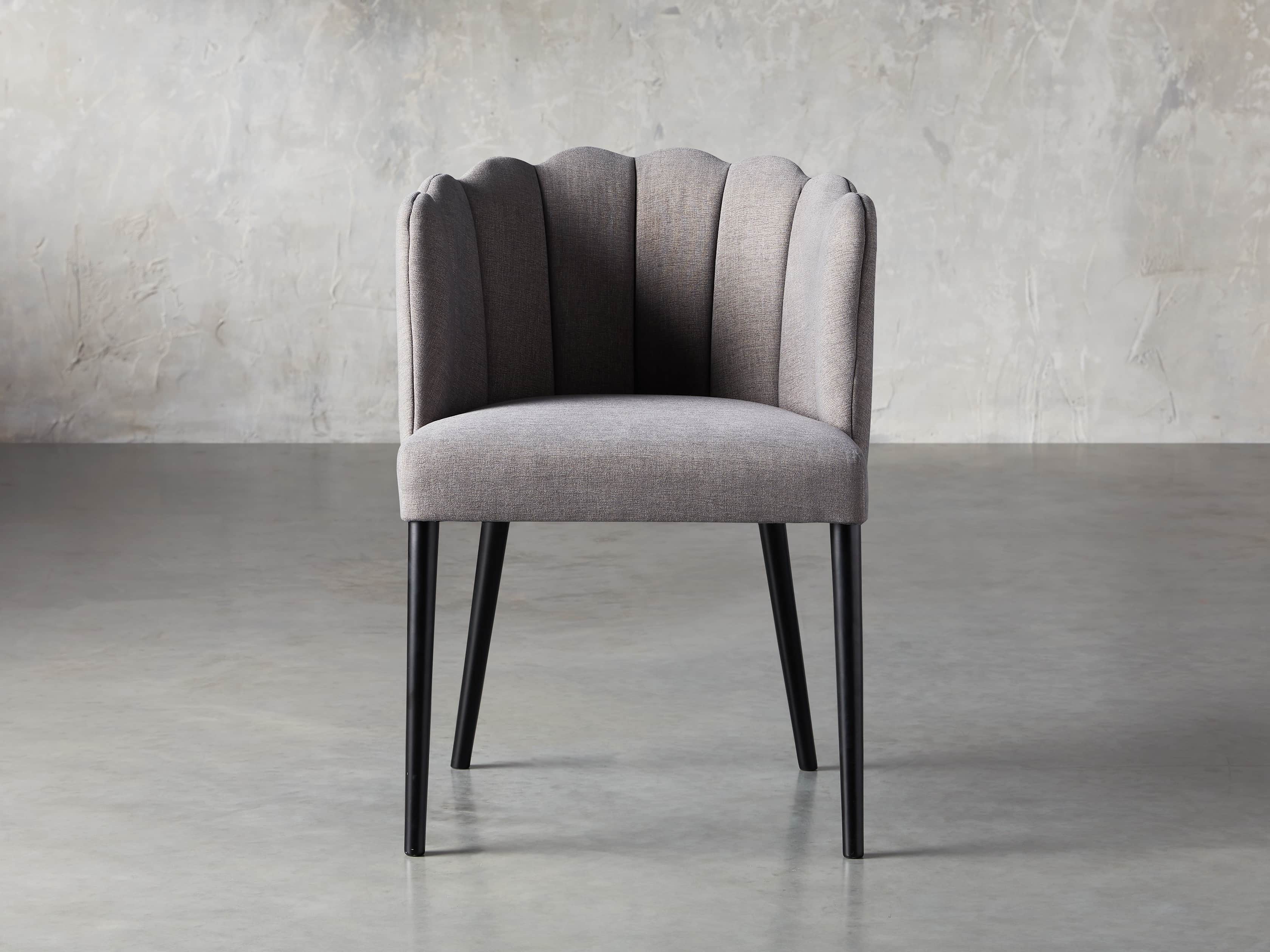 Ursula 24" Dining Chair in Ardesia Grey, slide 2 of 8
