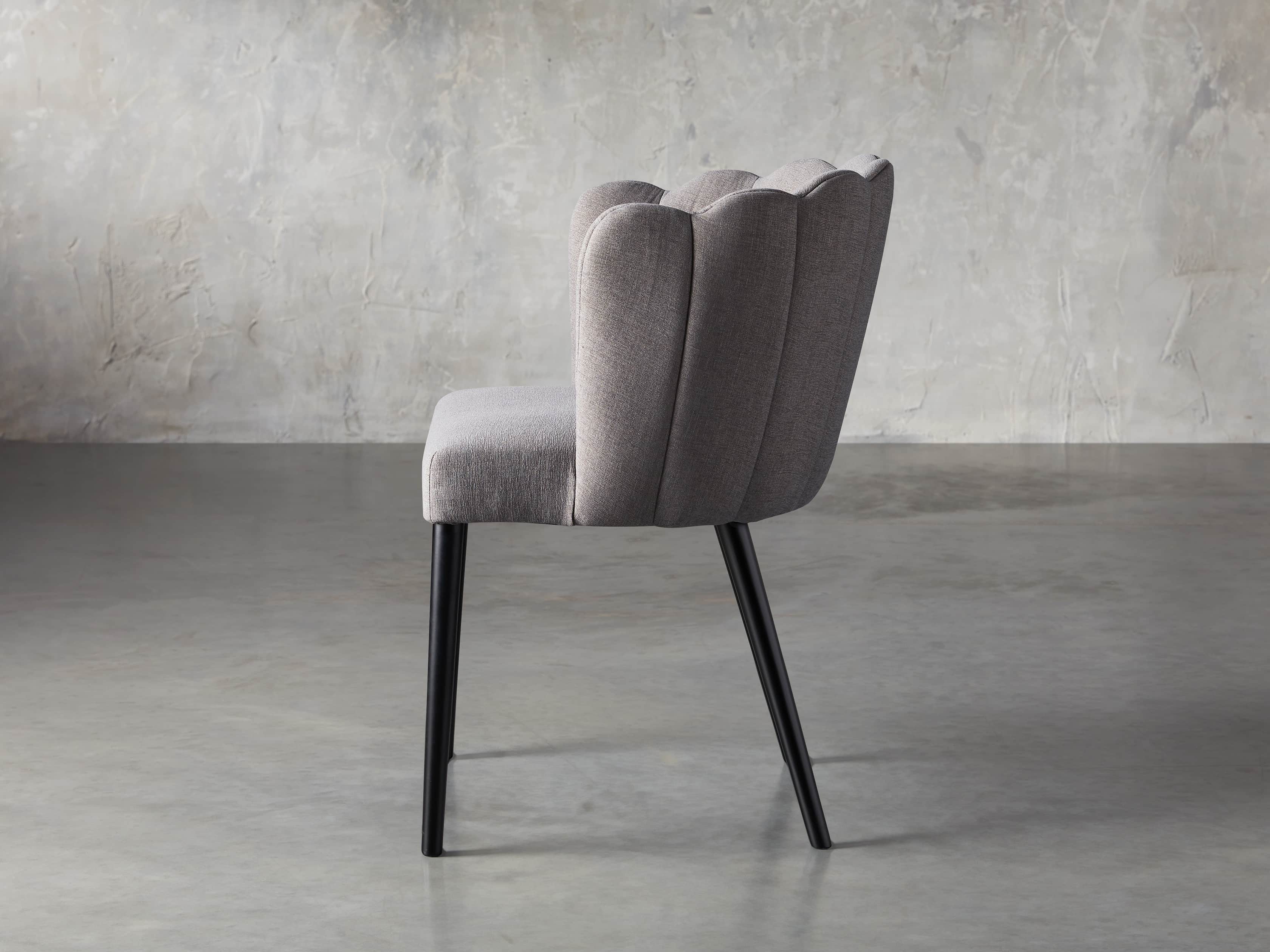 Ursula 24" Dining Chair in Ardesia Grey, slide 4 of 8