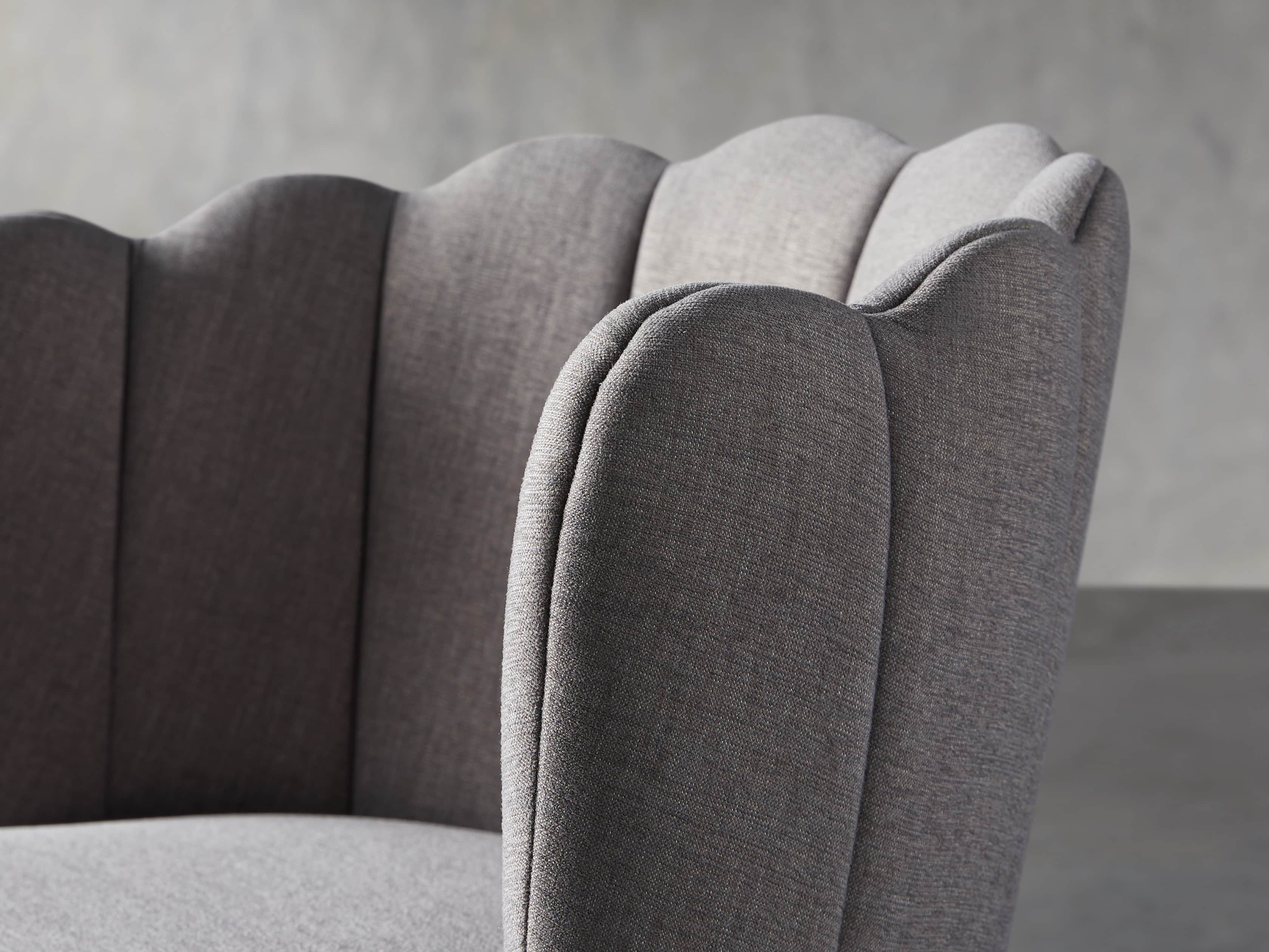 Ursula 24" Dining Chair in Ardesia Grey, slide 6 of 8