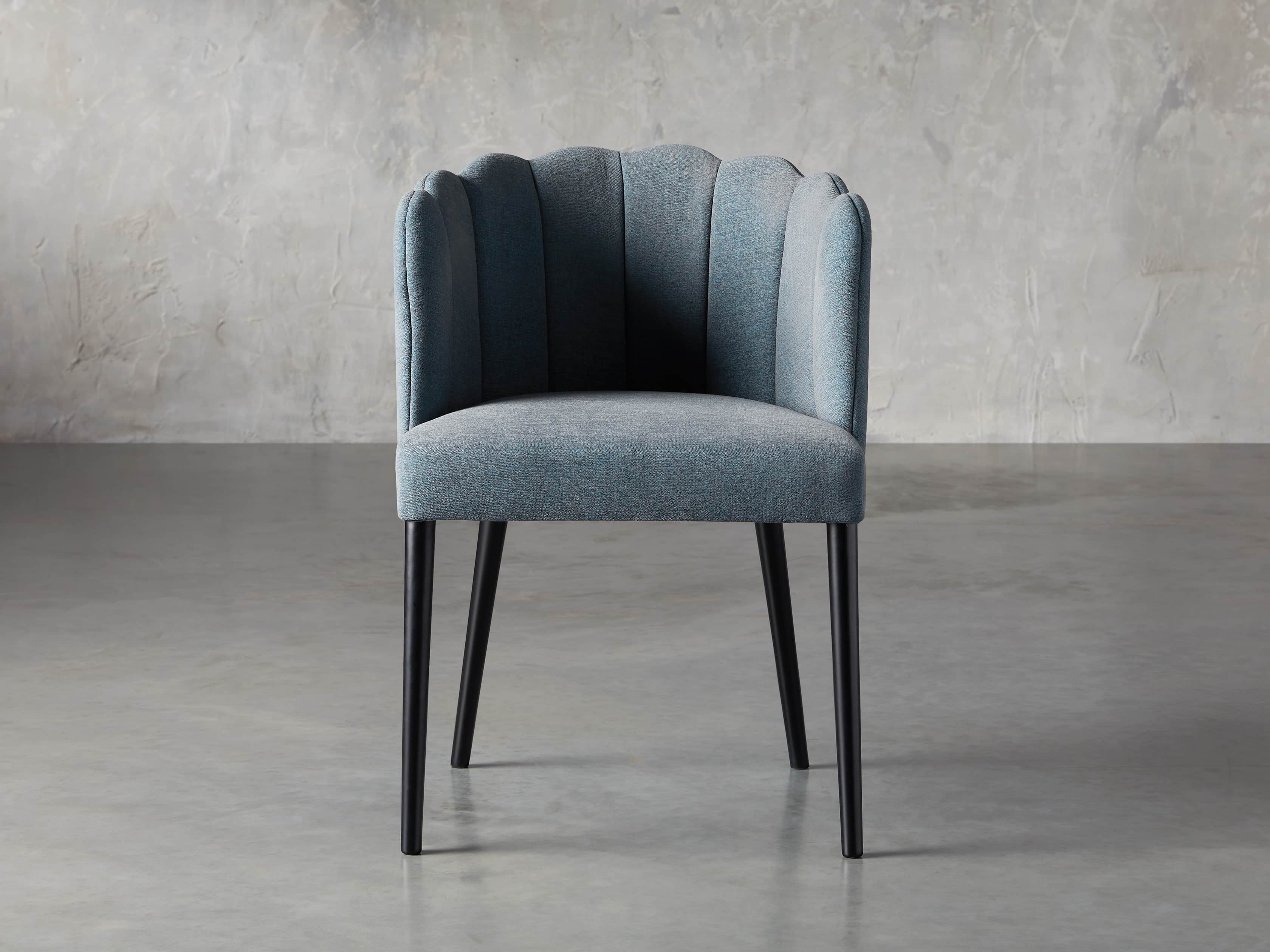 Ursula 24" Dining Chair in Grecia Sea, slide 1 of 7