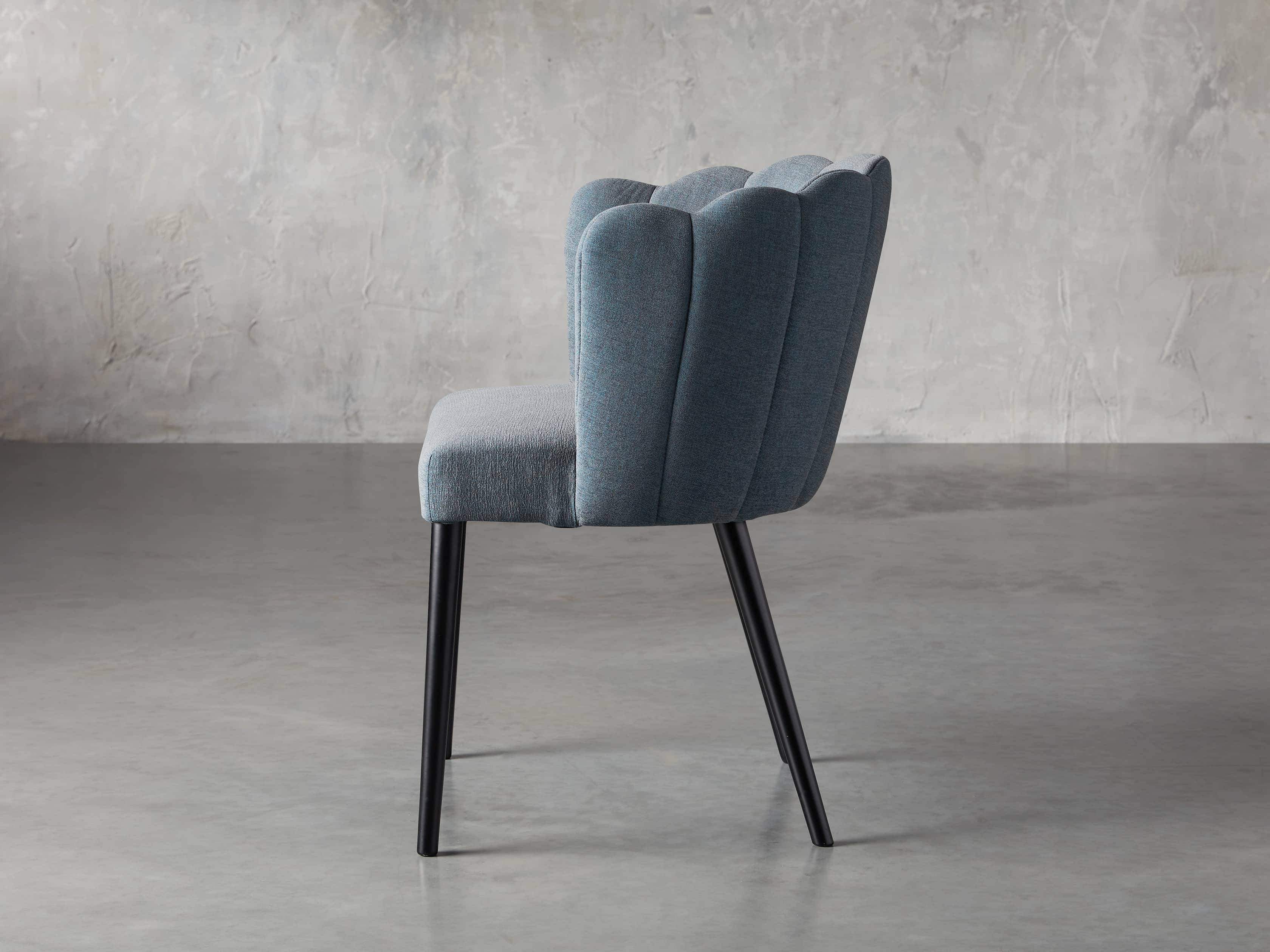 Ursula 24" Dining Chair in Grecia Sea, slide 3 of 7