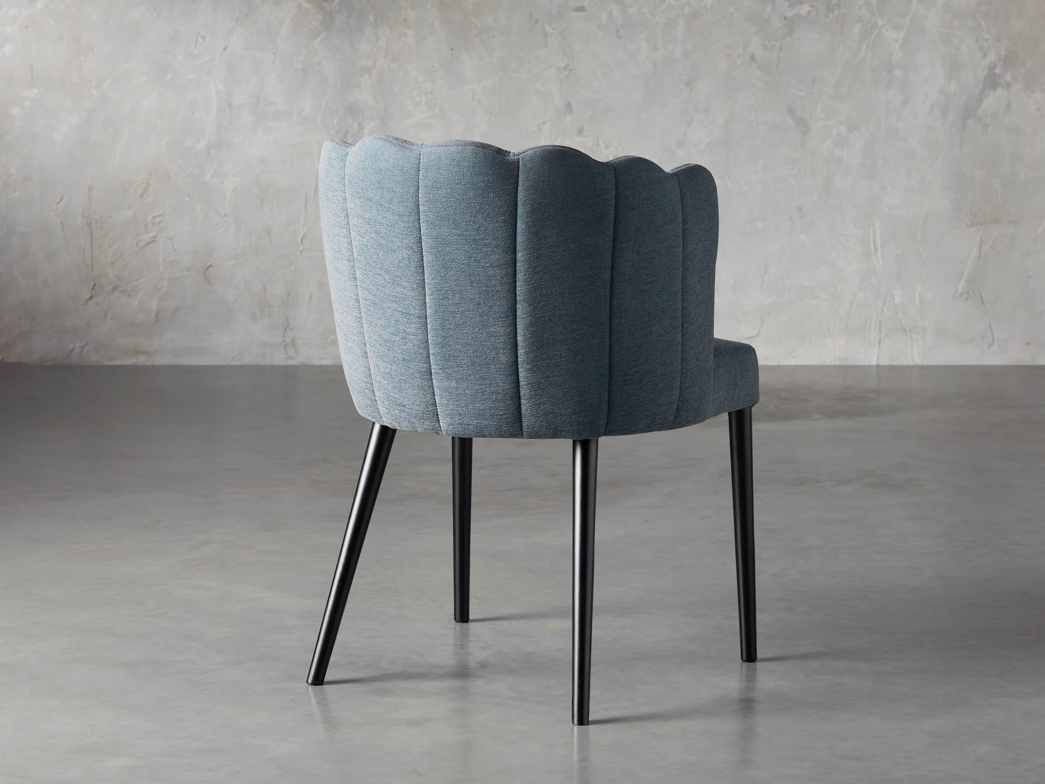 Ursula 24" Dining Chair in Grecia Sea, slide 4 of 7