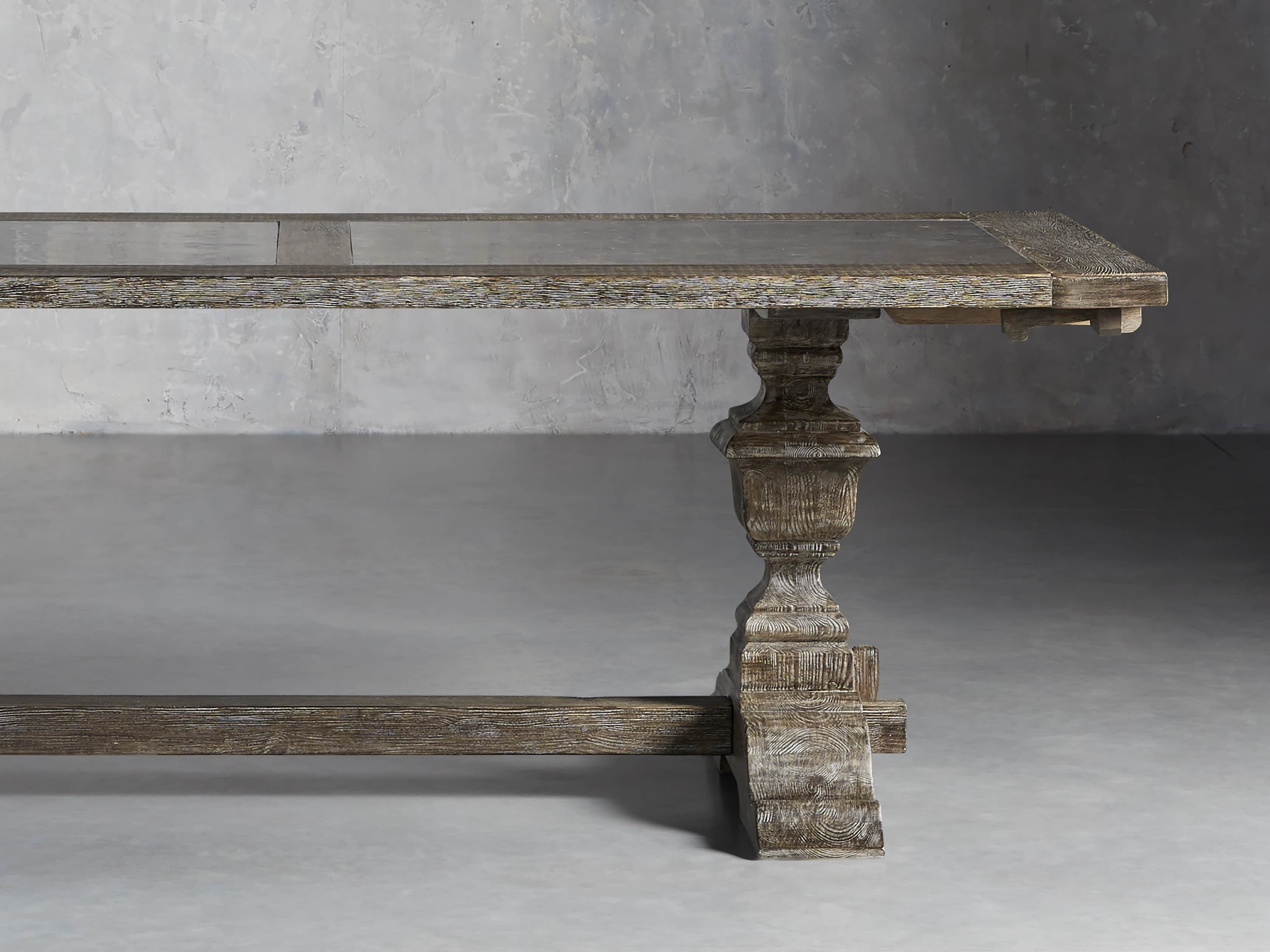 View the Wilhelm Bluestone Top Dining Table | Variant: EARL BLACK
