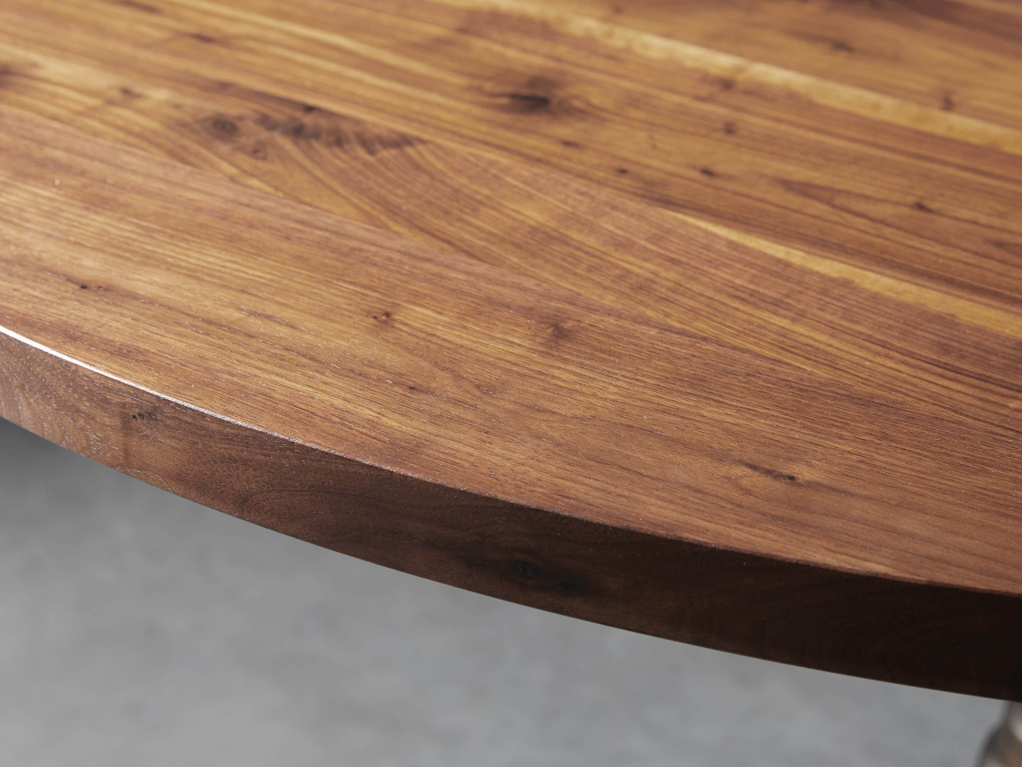Wade 54" Walnut Round Dining Table