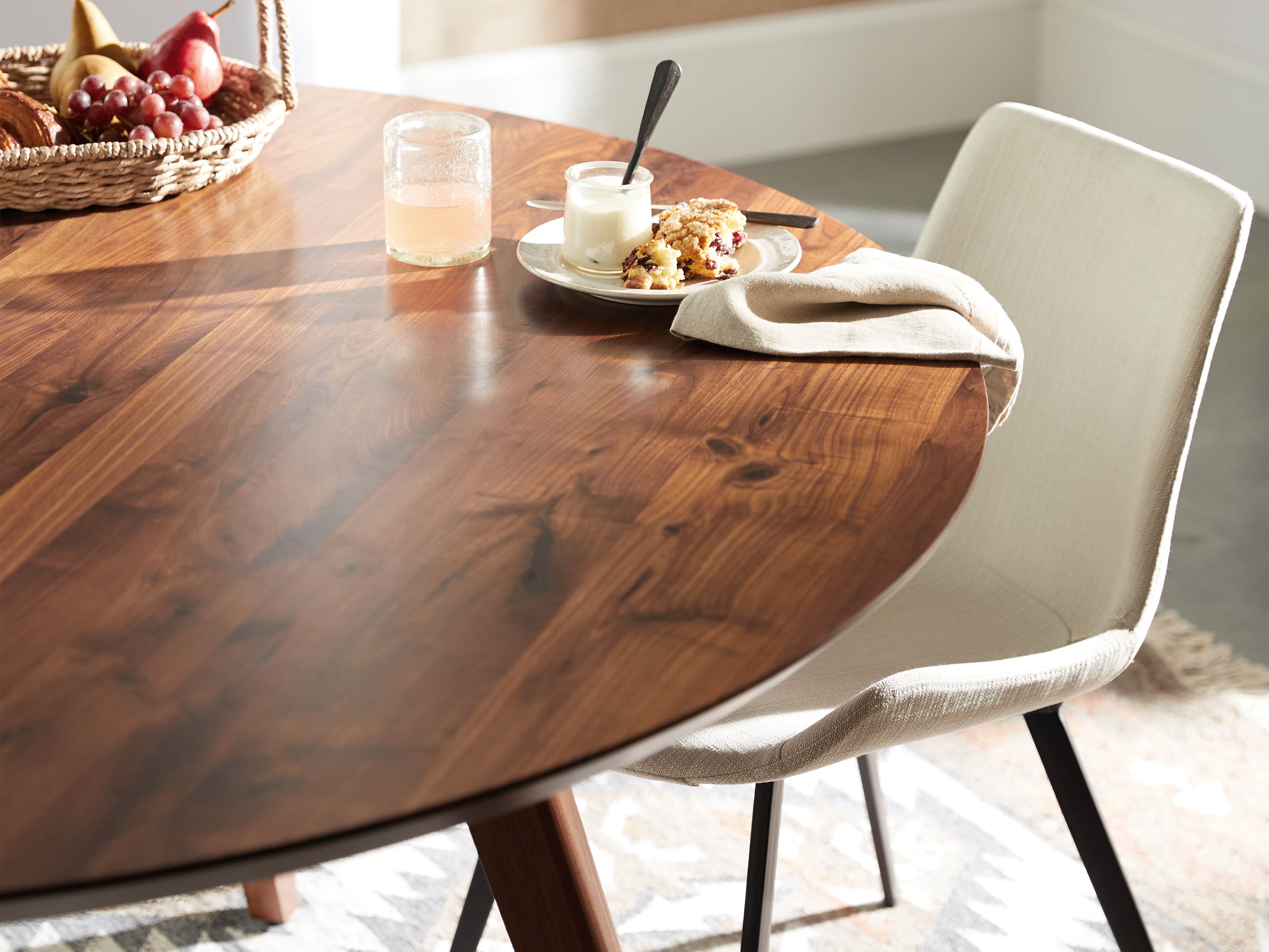 arhaus round dining tables