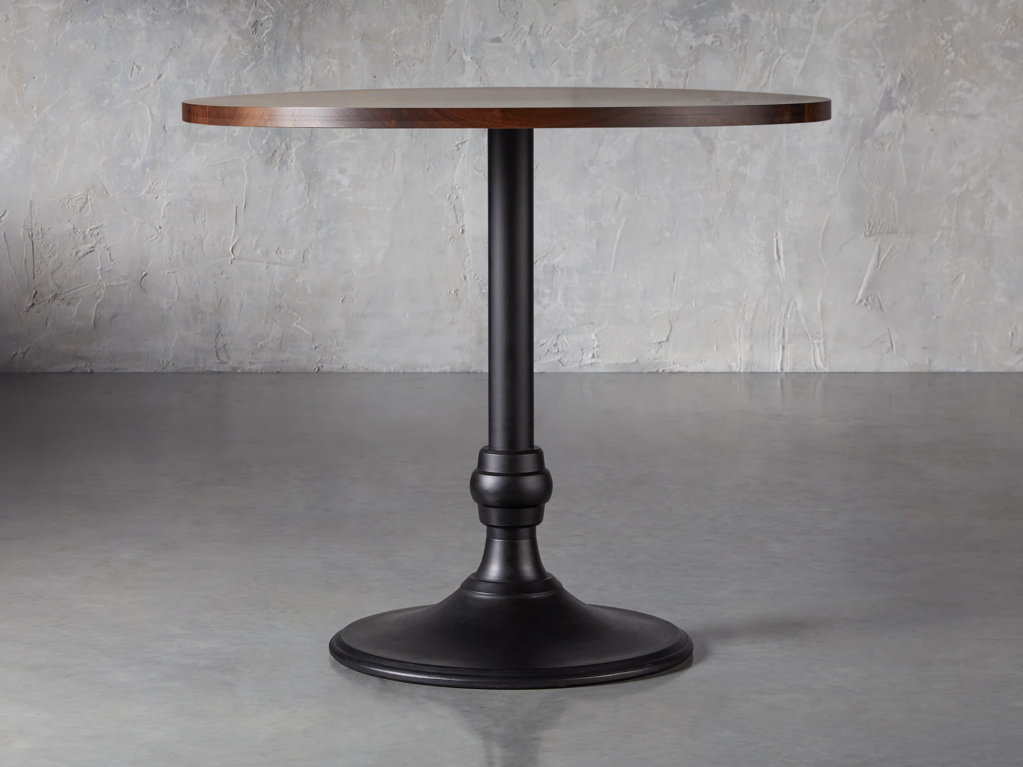 Wade 42" Counter Table with Wade Black Base, slide 1 of 3