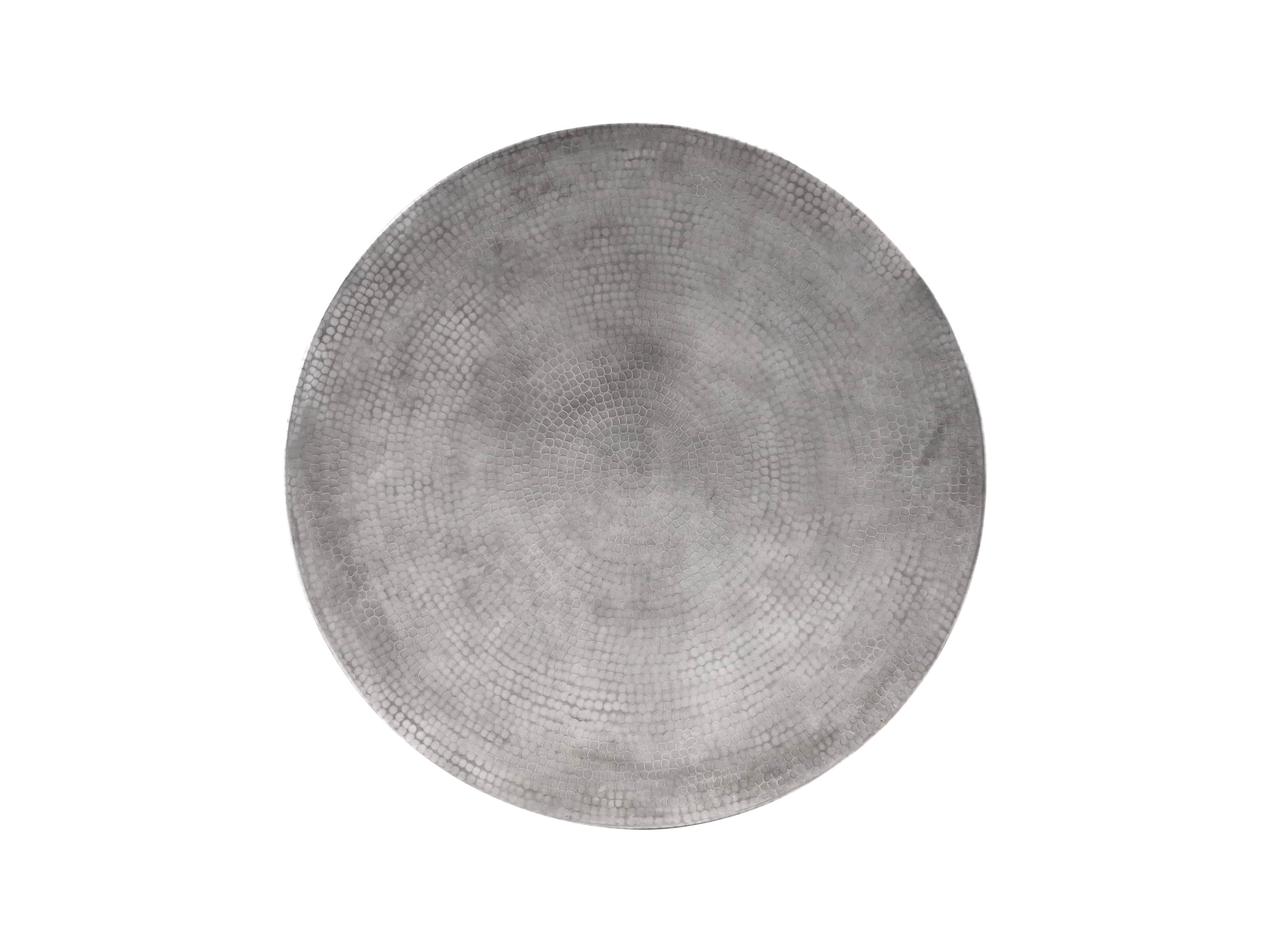 Zinc Alloy 38" Round Table Top With Kenya Bar Table Base