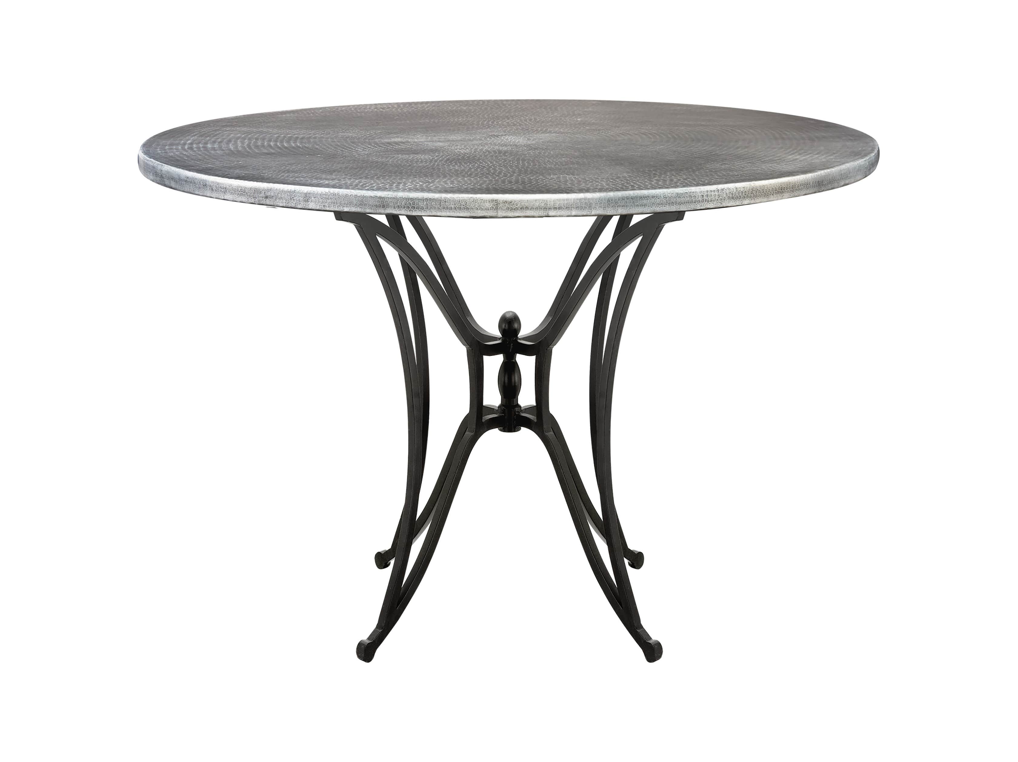 Zinc Alloy 38" Round Table Top With Kenya Counter Base, slide 4 of 4