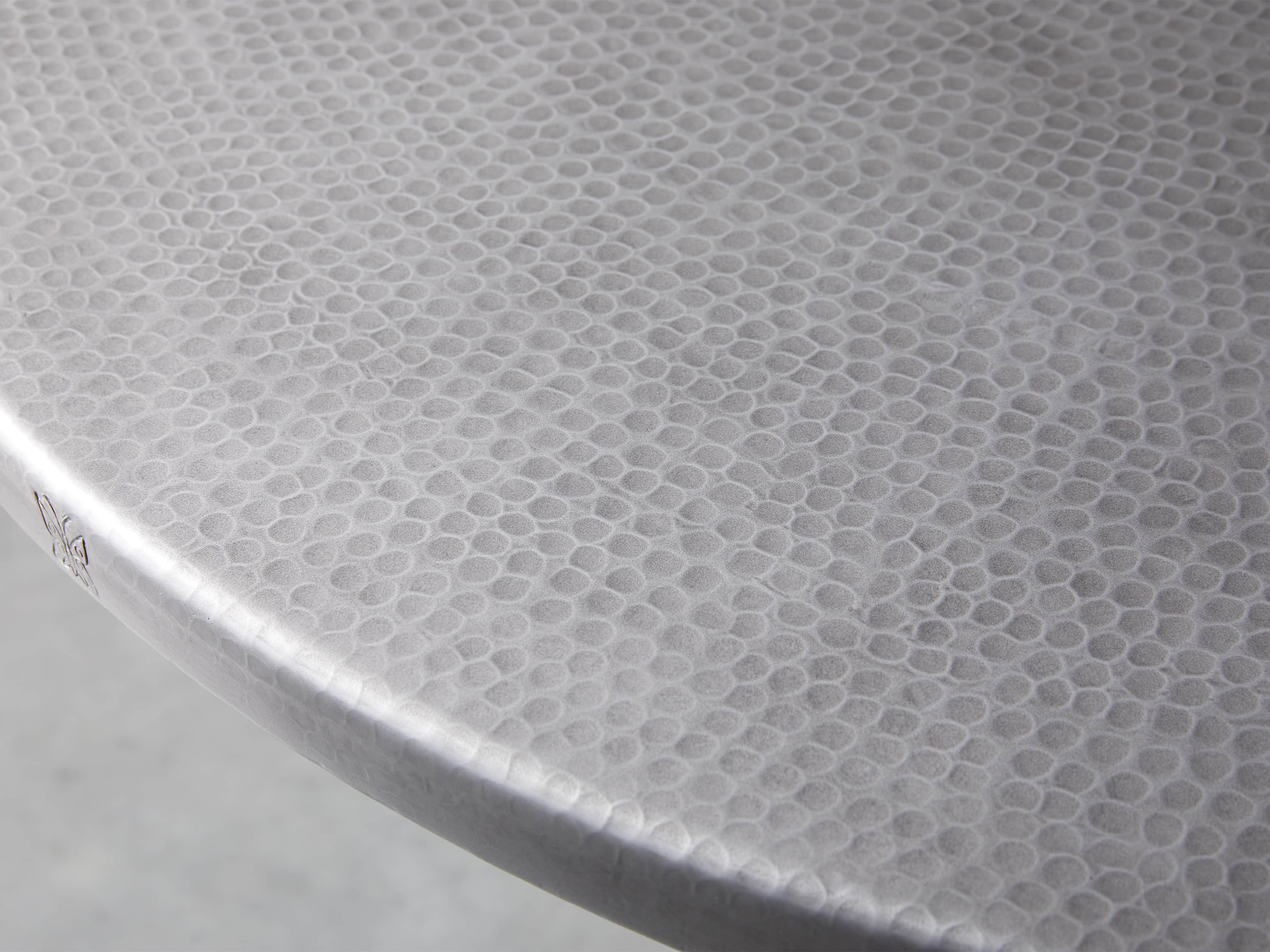Kamilah 36" Zinc Top Counter Table, slide 2 of 4