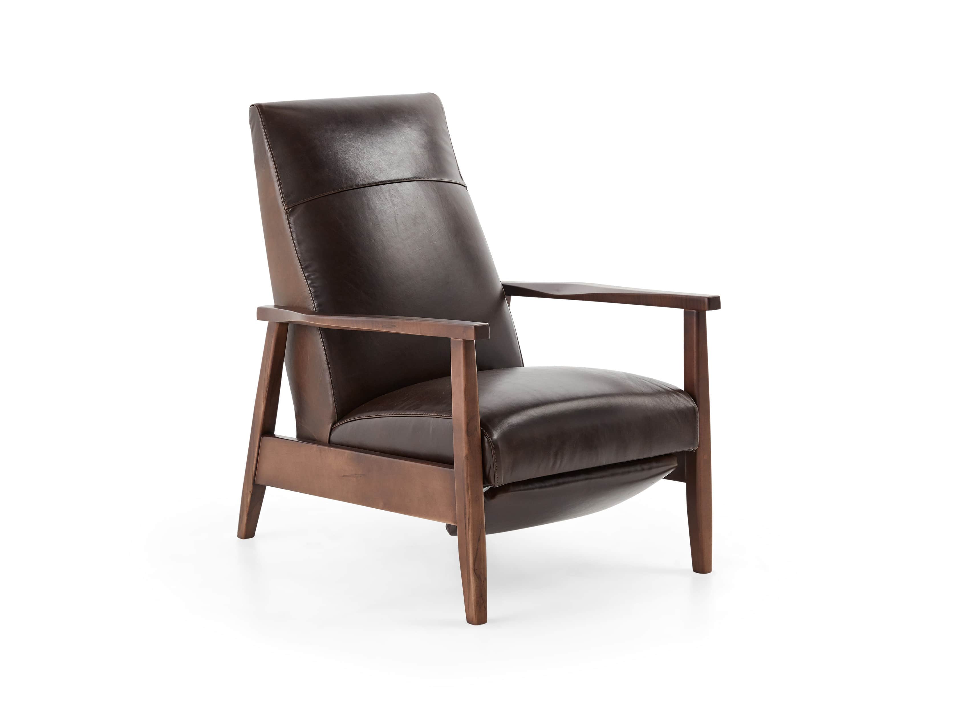 Wordsmith 30" Leather Recliner, slide 2 of 6