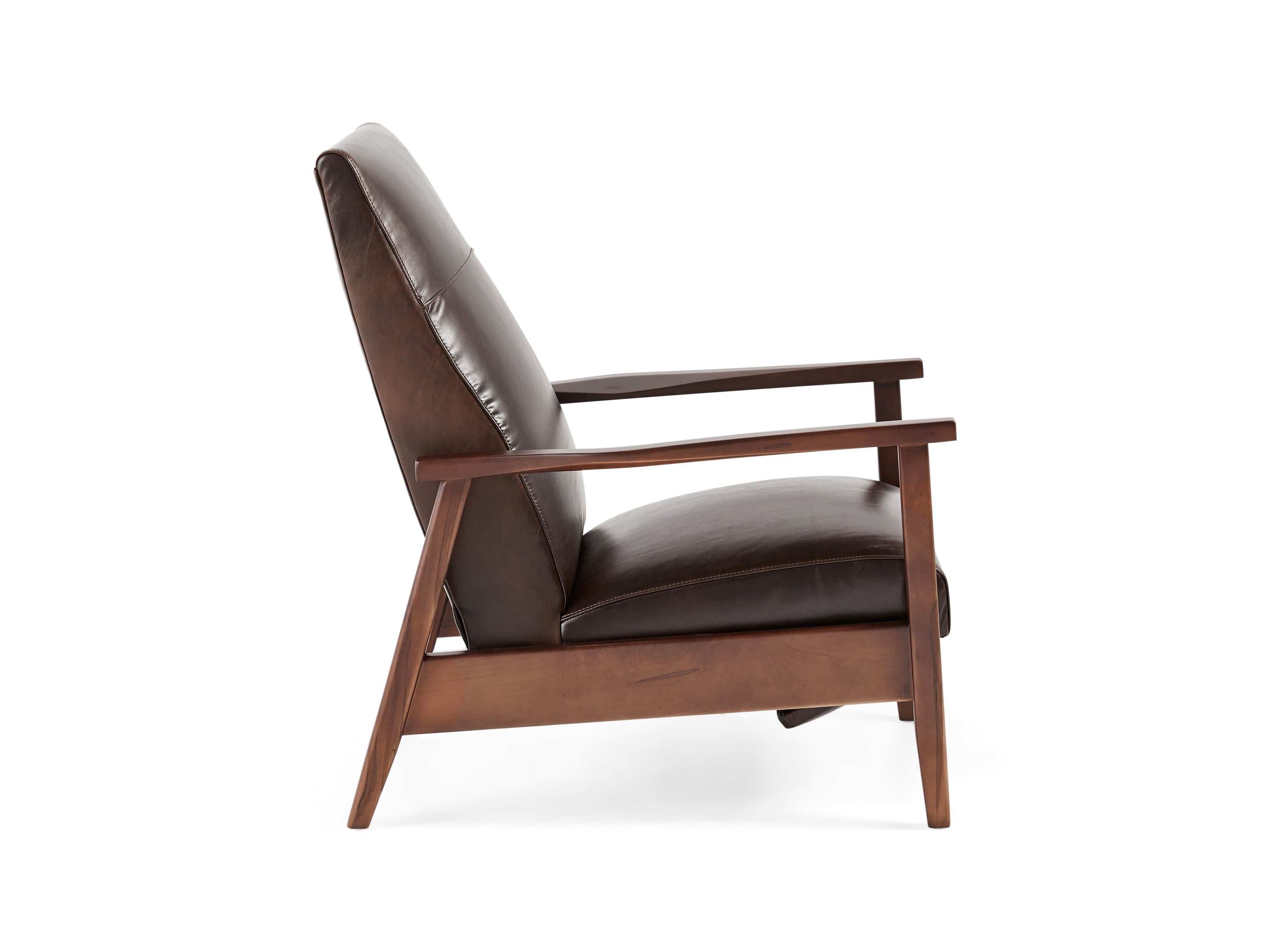 Wordsmith 30" Leather Recliner, slide 3 of 6