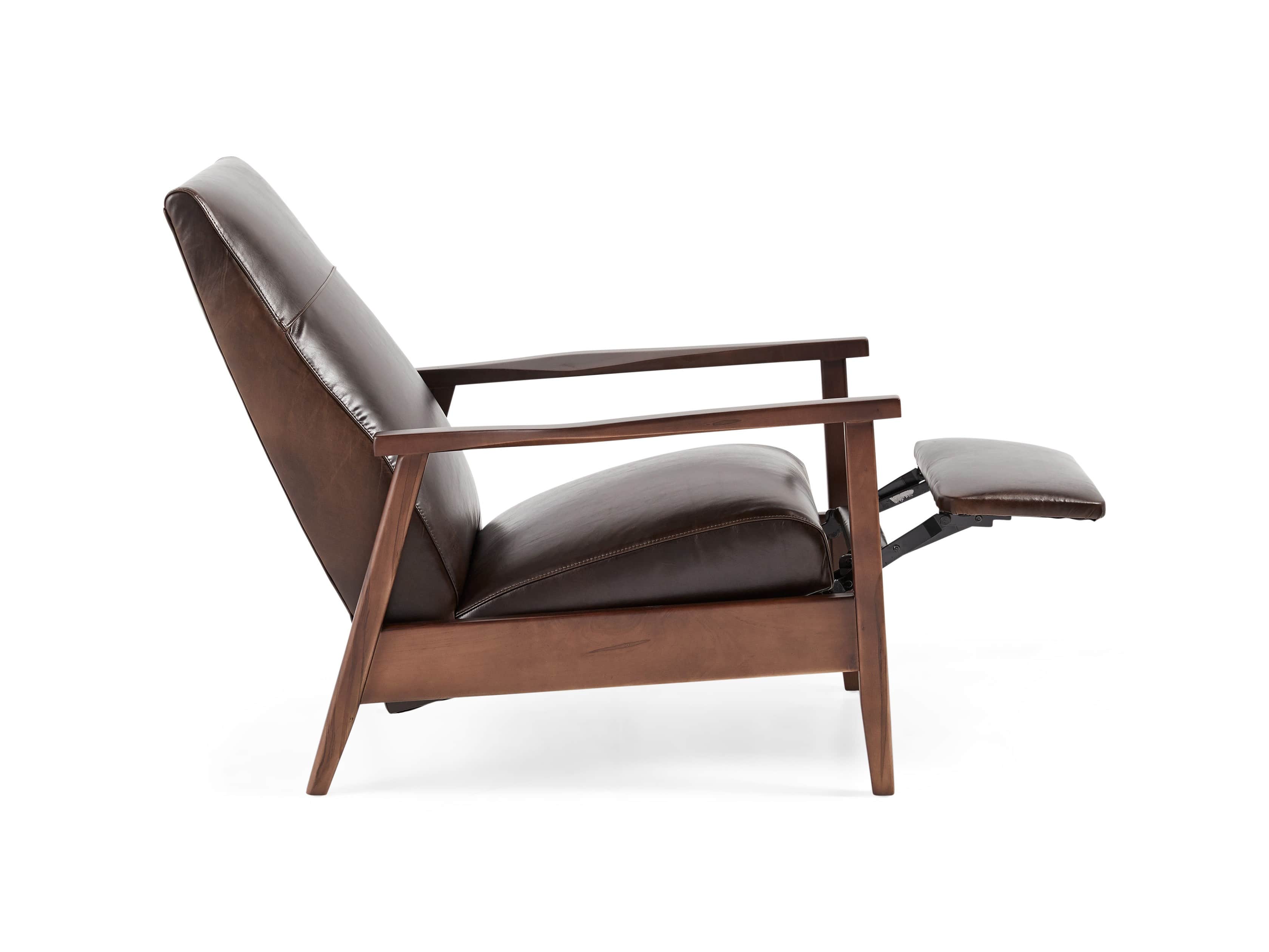 Wordsmith 30" Leather Recliner, slide 4 of 6