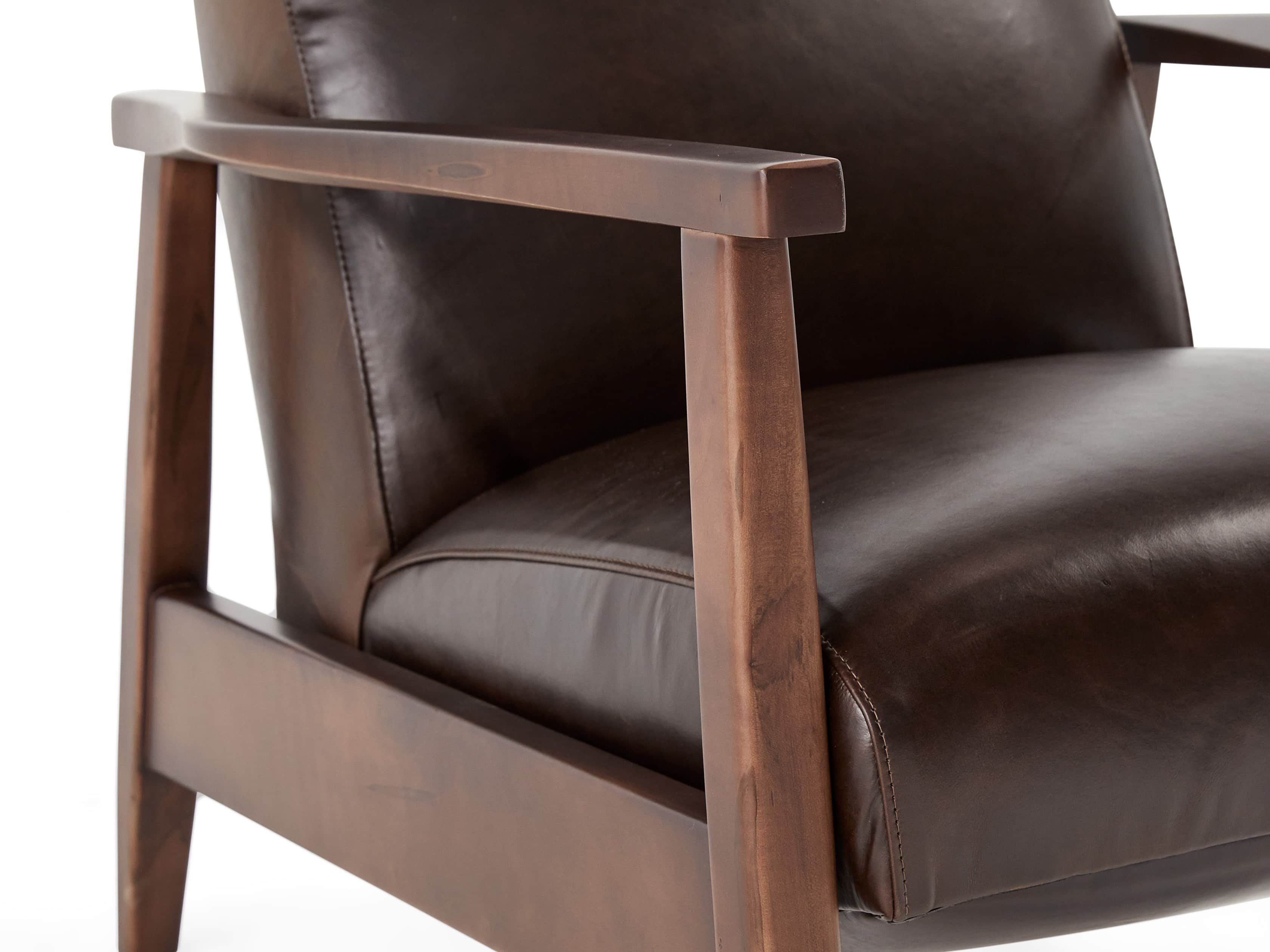Wordsmith 30" Leather Recliner, slide 6 of 6