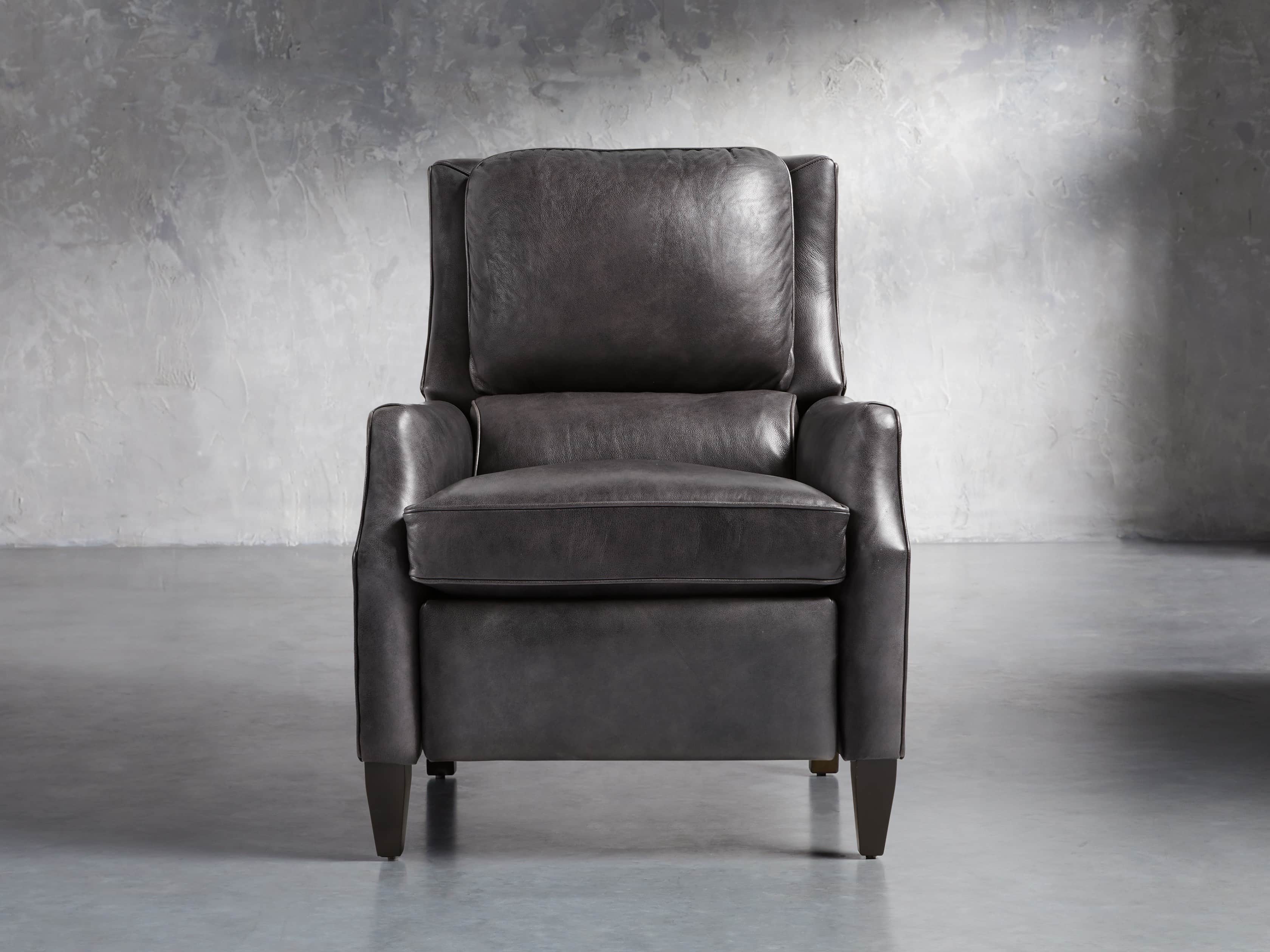 Alex Leather Recliner Arhaus, Distressed Leather Recliners