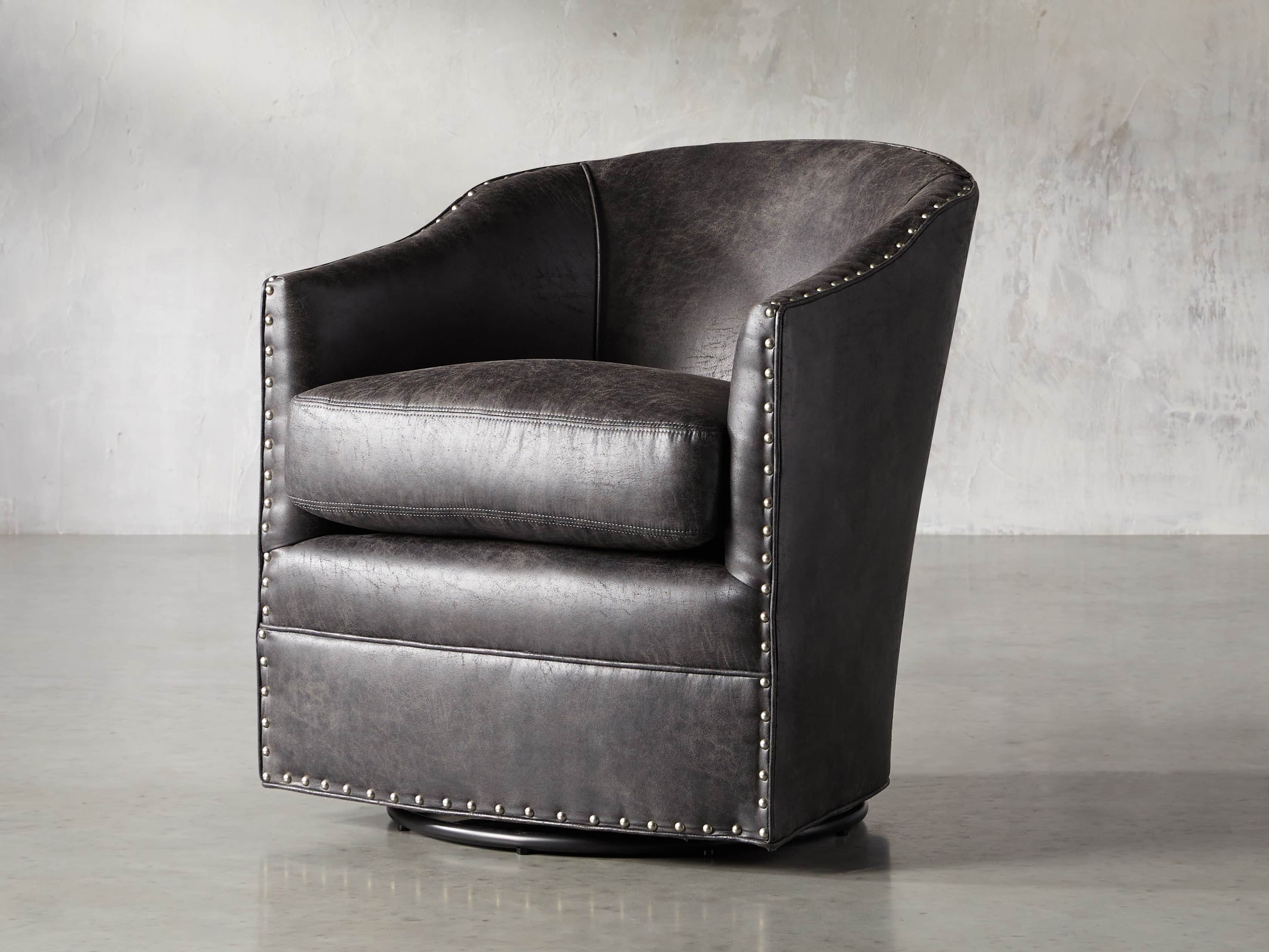 arhaus barrel chair