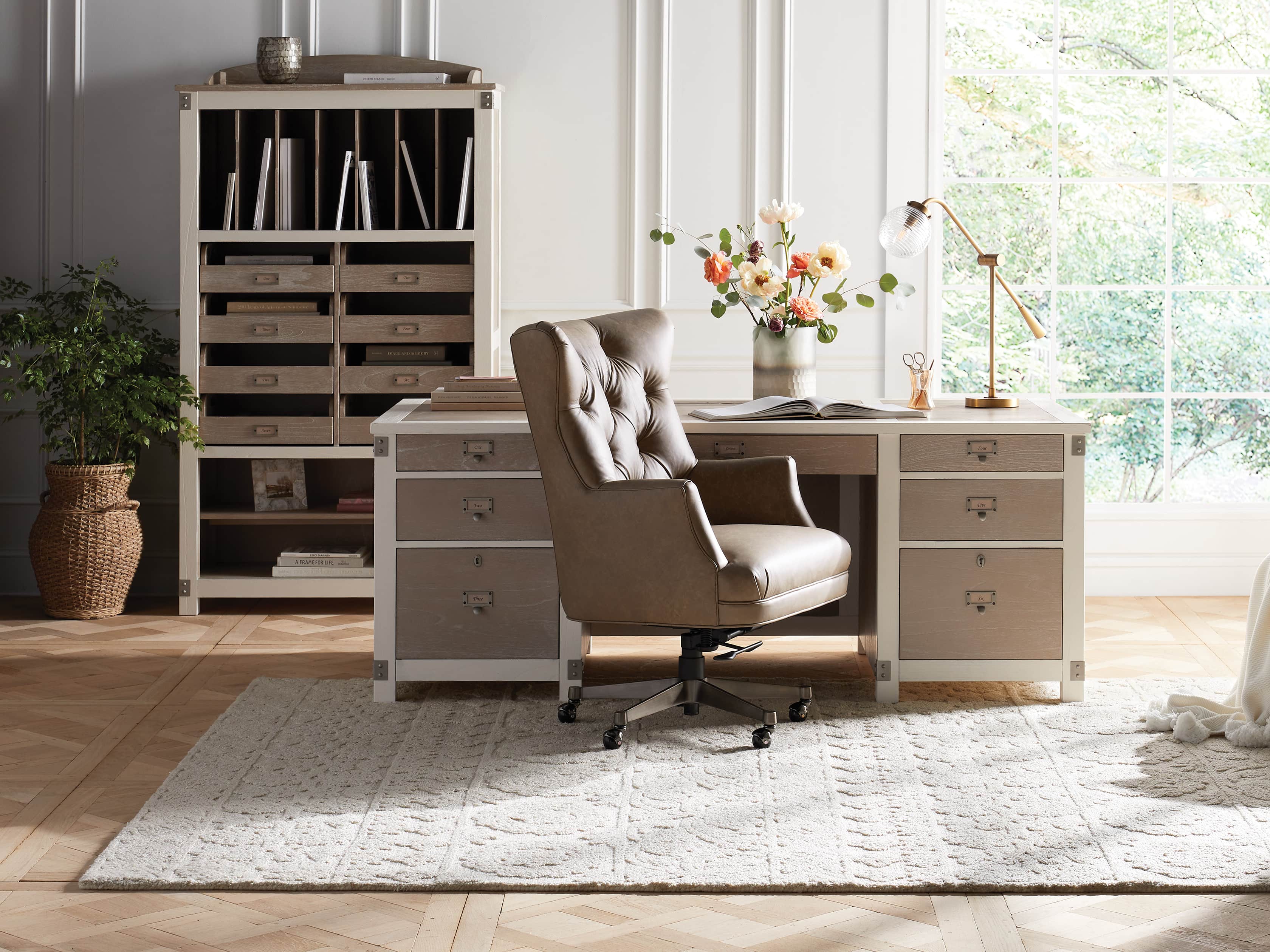 Lilia Handwoven 6x9 Rug in Ivory, slide 4 of 4