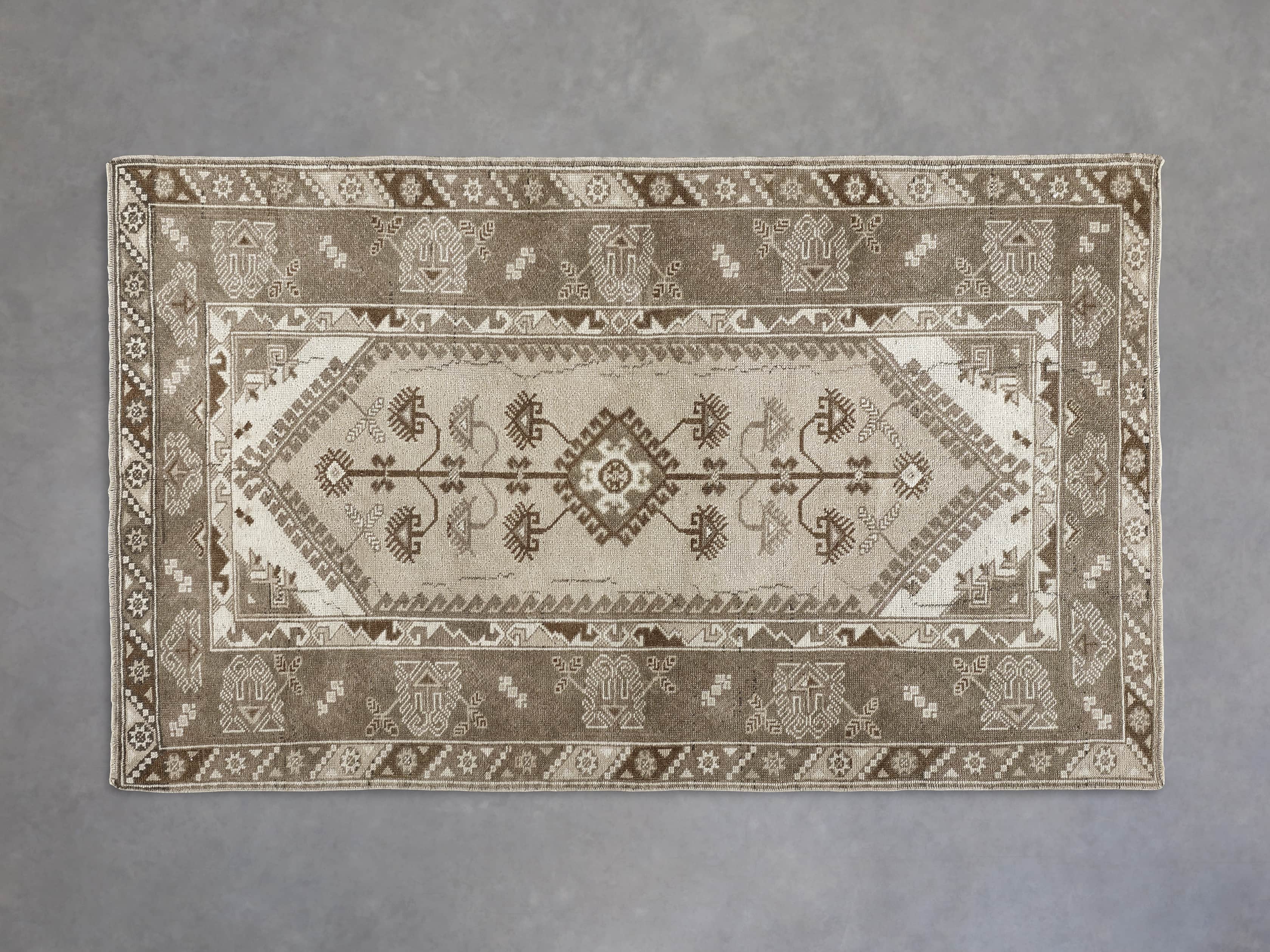 3'10" X 6' 4" Vintage Turkish Anatolian Rug, slide 1 of 4