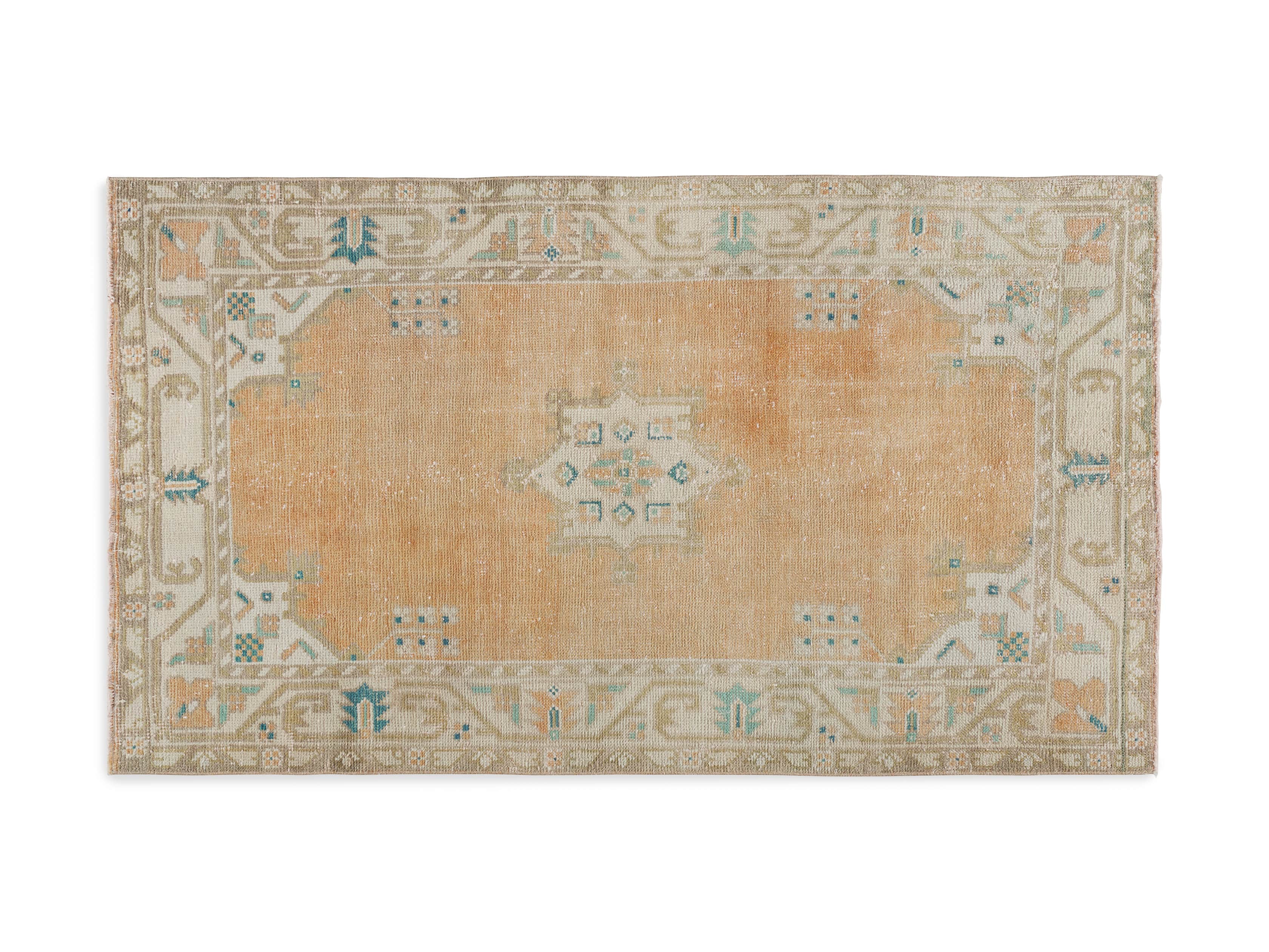 3' 6" X 6' 4" Vintage Turkish Anatolian Rug, slide 4 of 4