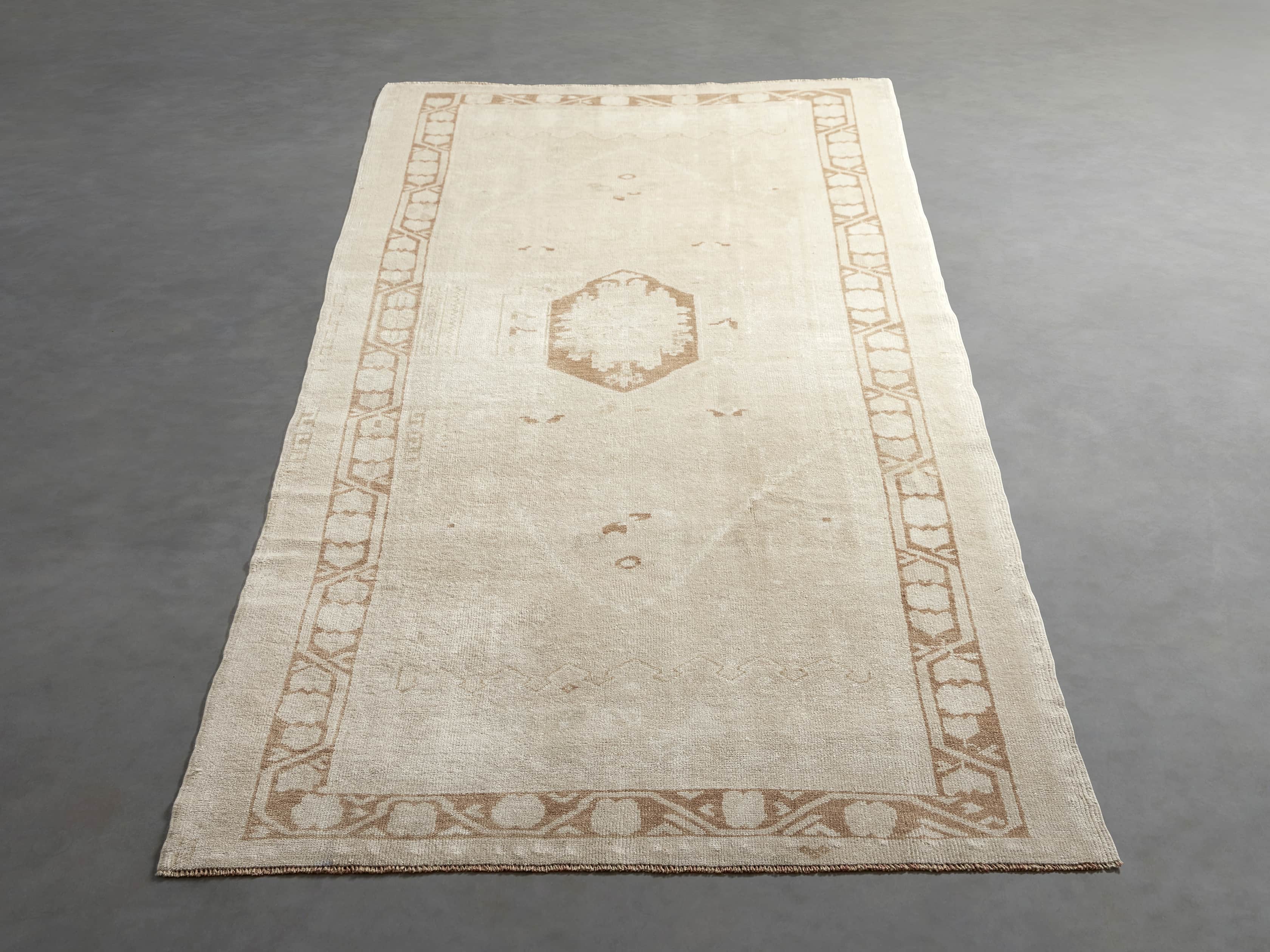 4' 1" X 8' 9" Vintage Turkish Anatolian Rug, slide 3 of 4