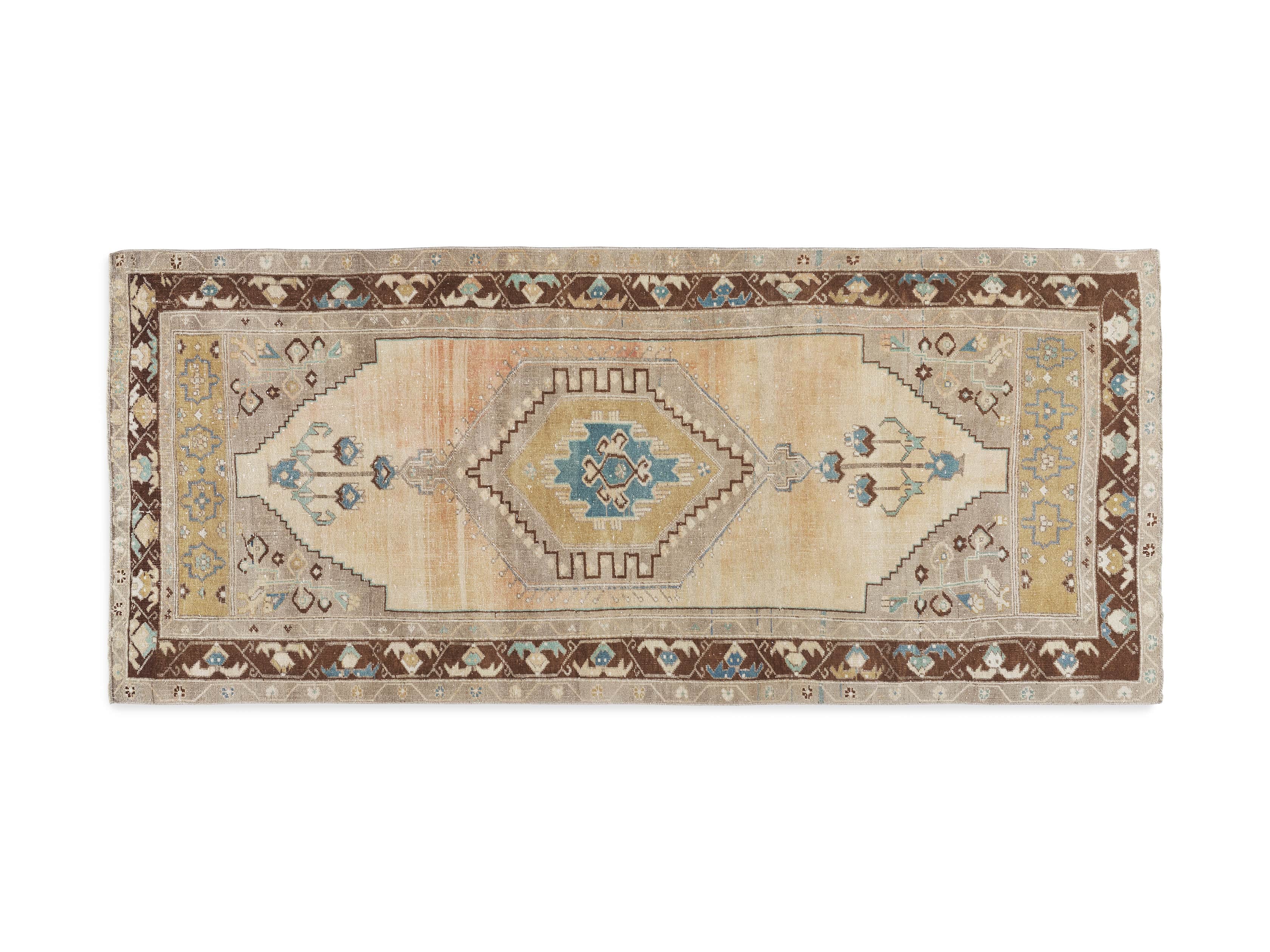 3' 8" X 8' 7" Vintage Turkish Anatolian Rug, slide 5 of 5
