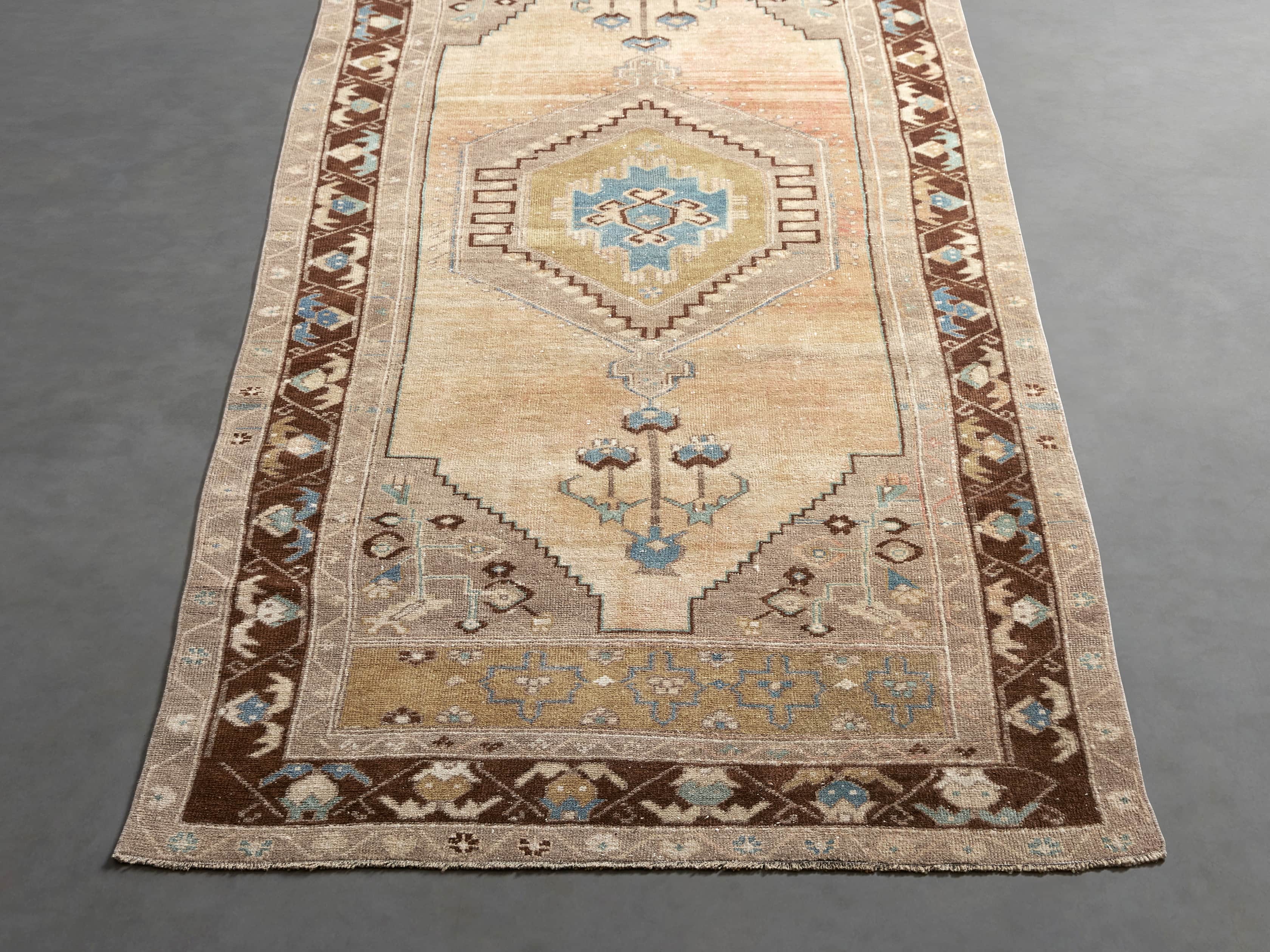 3' 8" X 8' 7" Vintage Turkish Anatolian Rug, slide 3 of 5