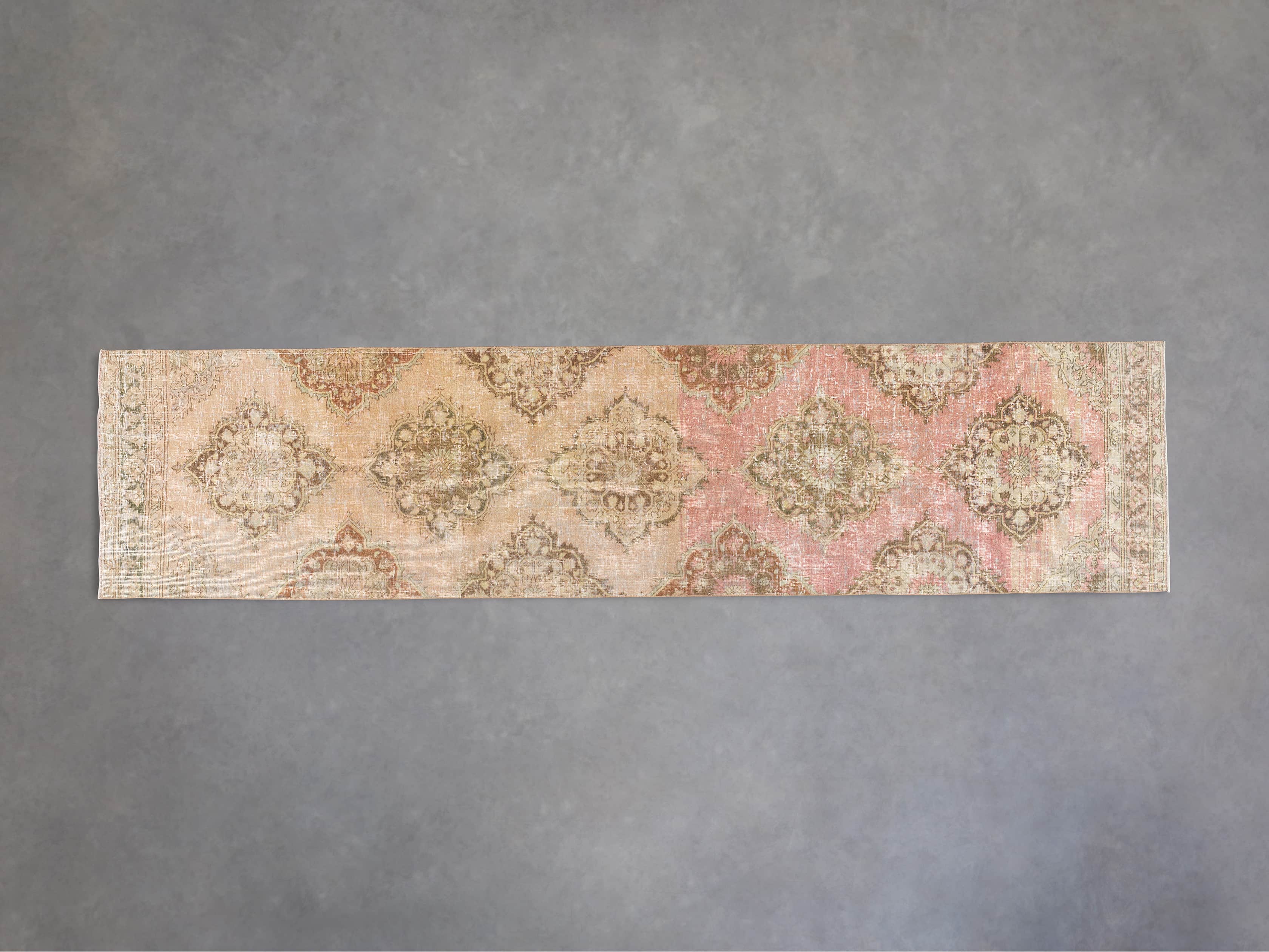 View the One of a Kind 3' x 12'4" Vintage Turkish Anatolian Rug