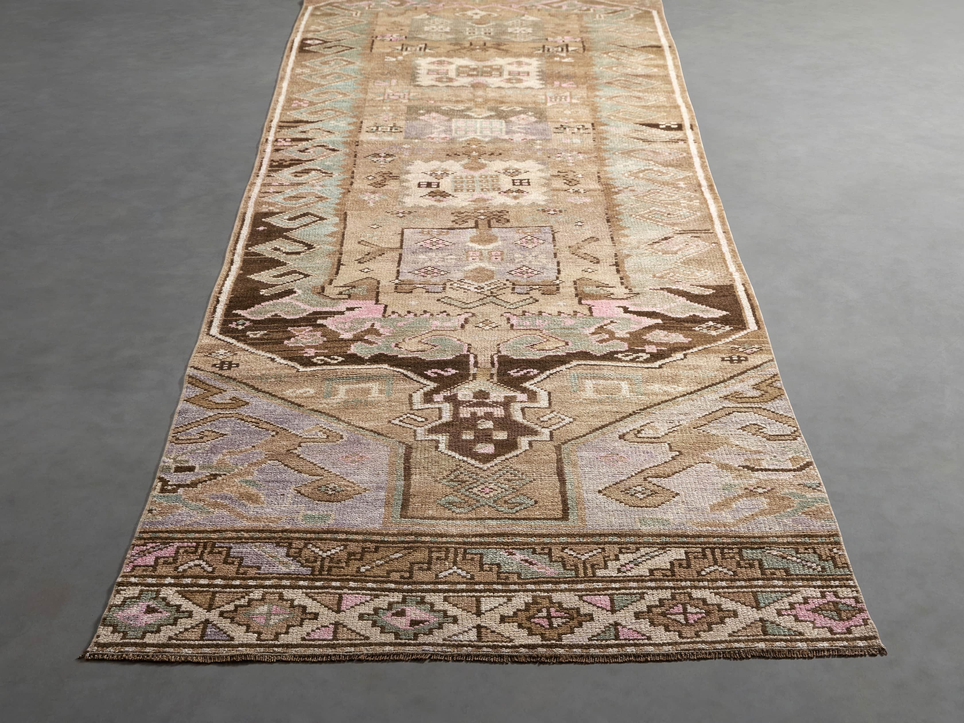 3' 3" X 12' Vintage Turkish Anatolian Rug, slide 3 of 5