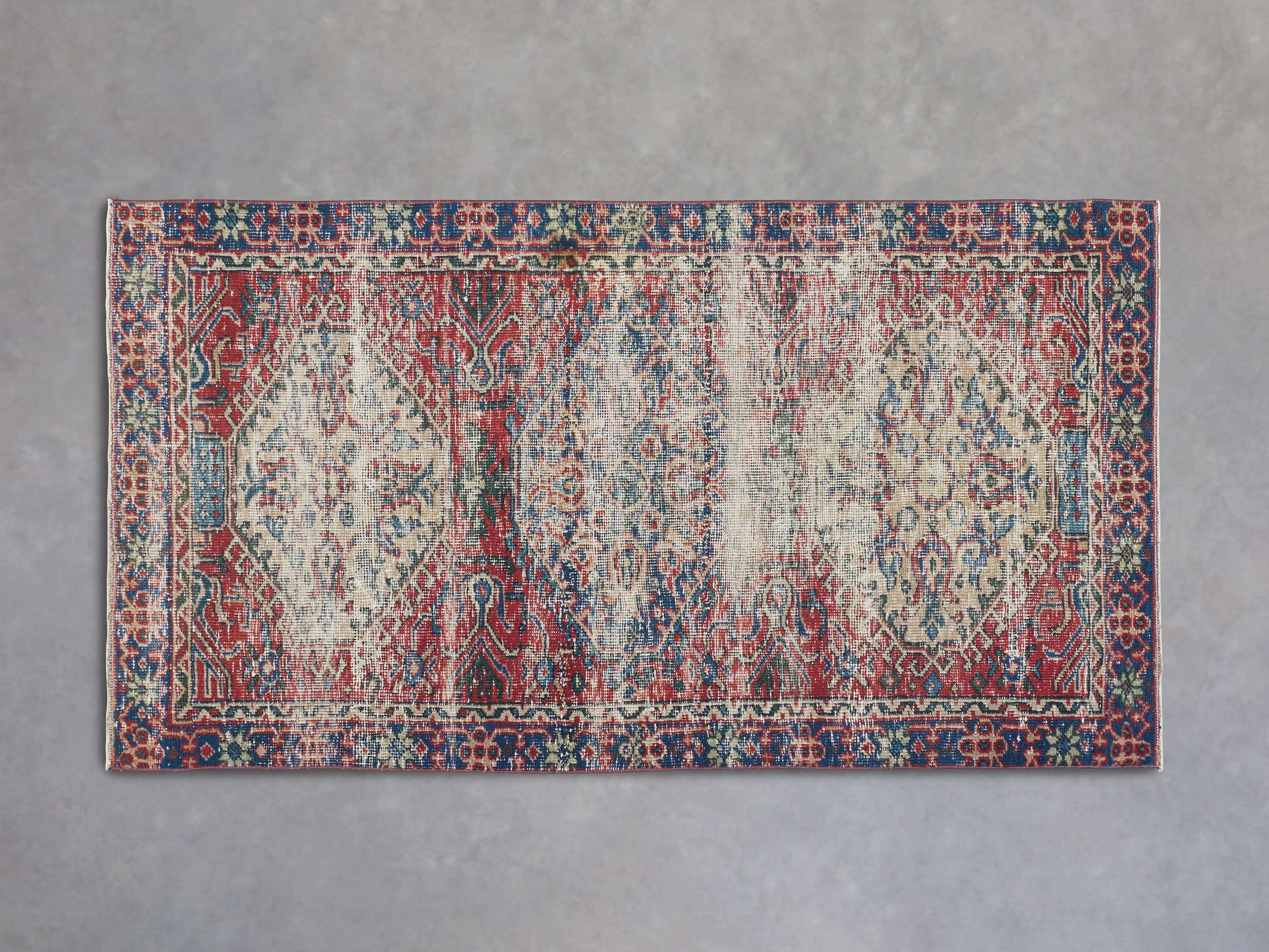3' X 5'5 - Vintage Turkish Anatolian Rug, slide 1 of 4