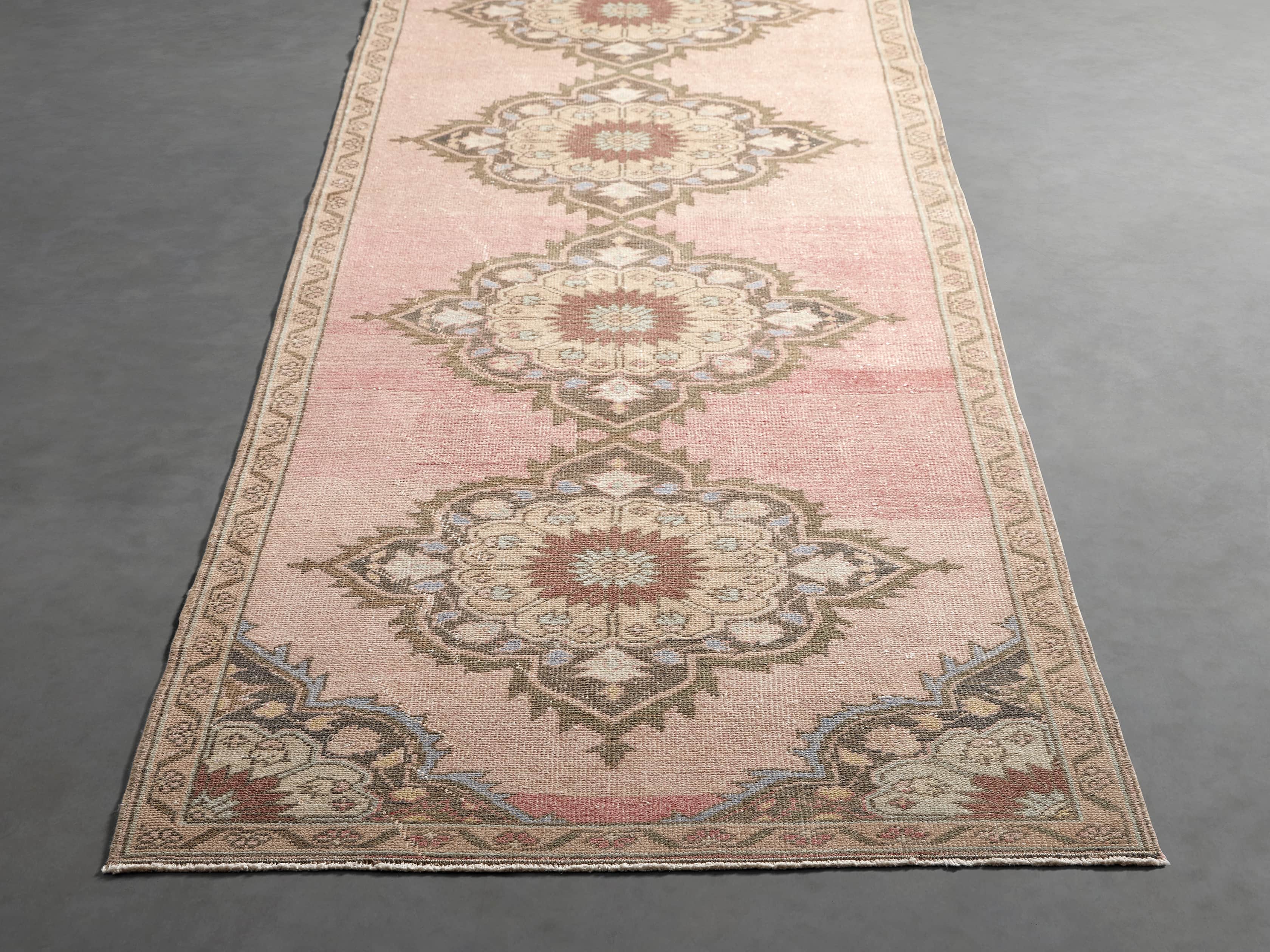 3' X 10' Vintage Turkish Anatolian Rug, slide 3 of 5