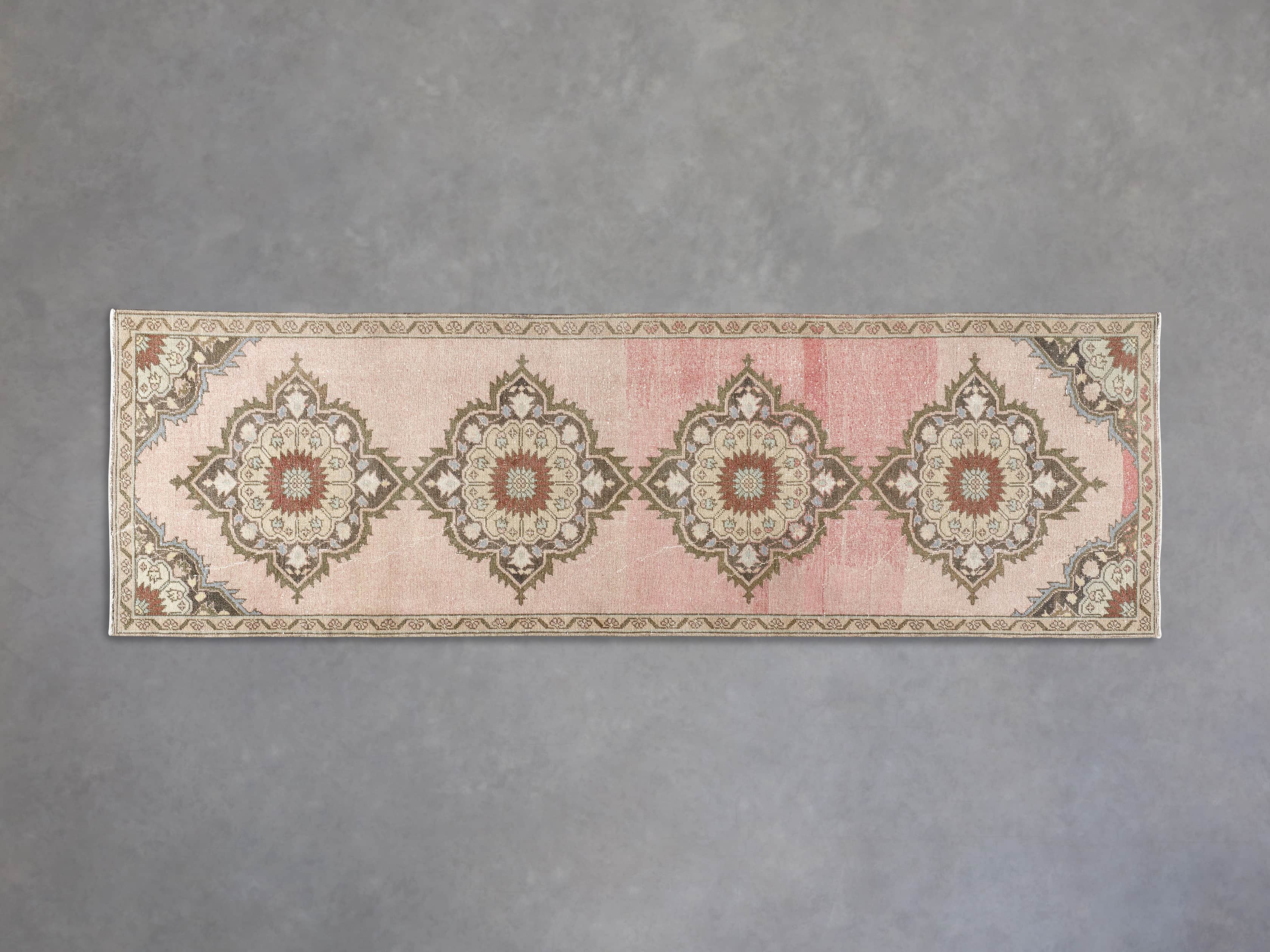 View the One of a Kind 3' x 10' Vintage Turkish Anatolian Rug