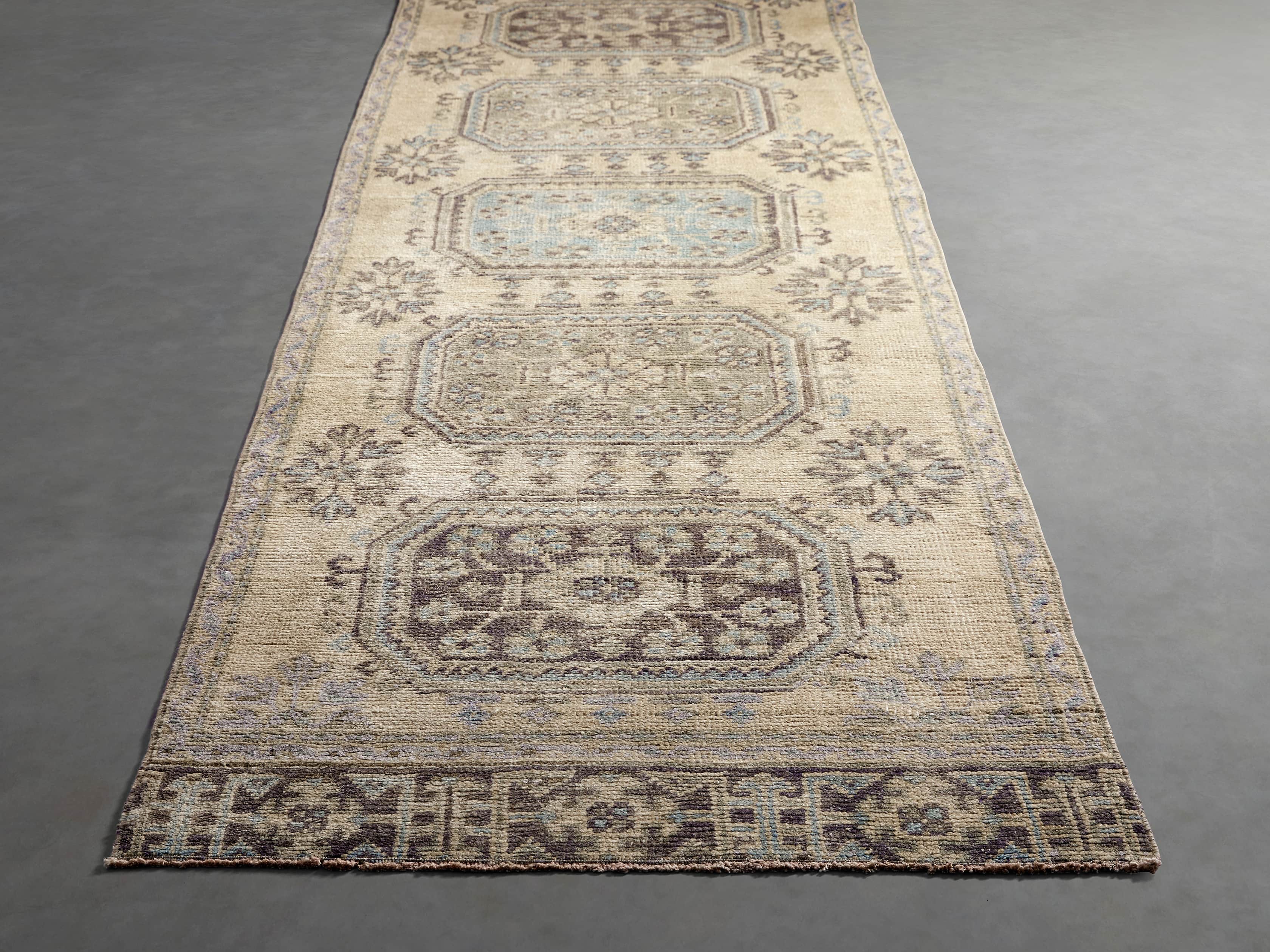3' 2" X 11' 7" Vintage Turkish Anatolian Rug, slide 3 of 5