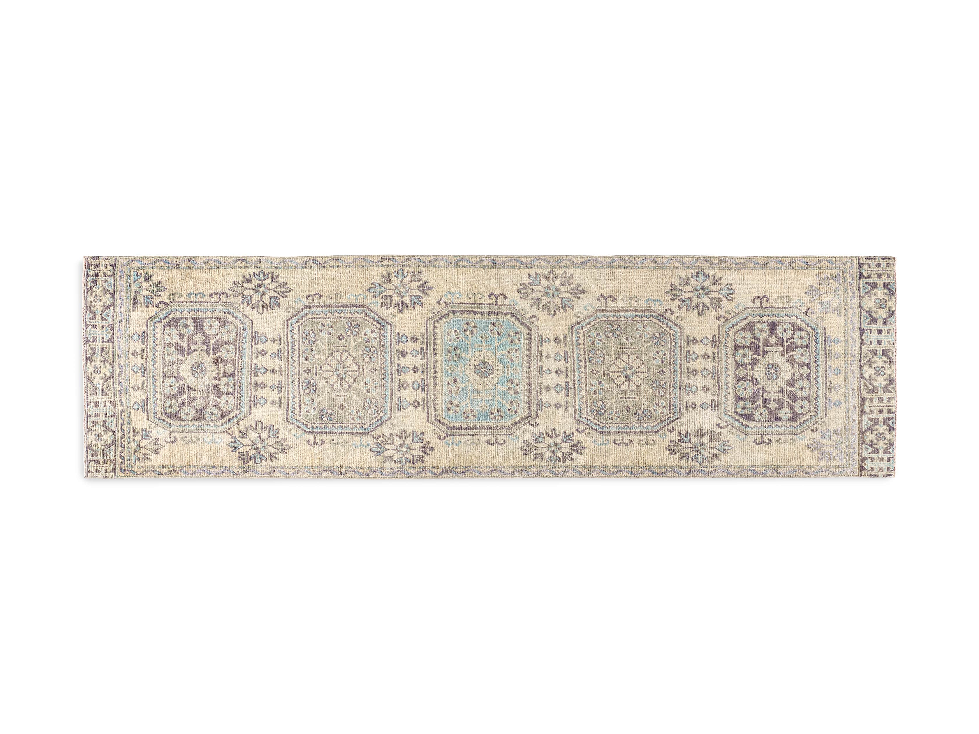 3' 2" X 11' 7" Vintage Turkish Anatolian Rug, slide 5 of 5