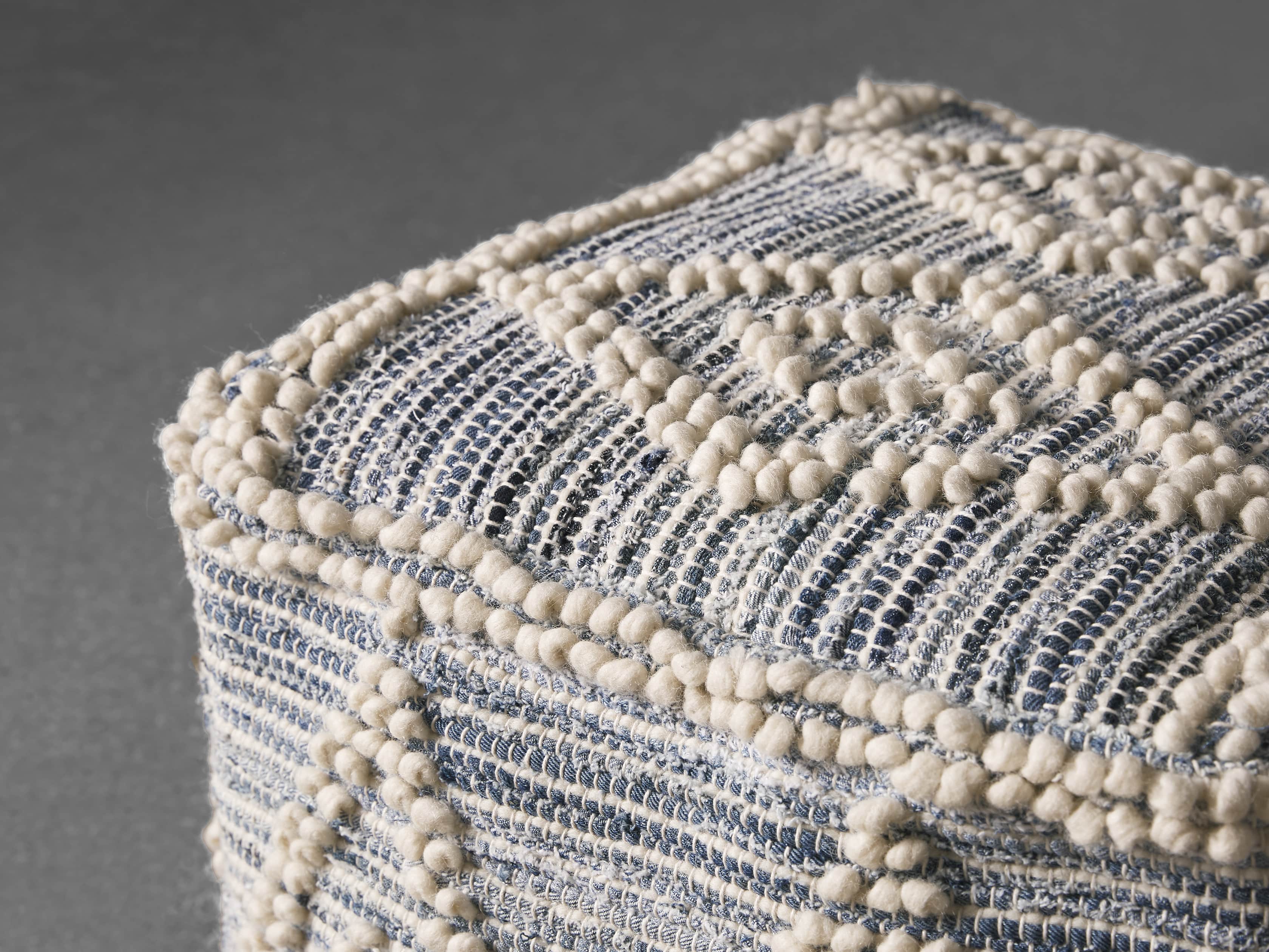 Arbor 16" X 16" Boho Pouf, slide 2 of 3