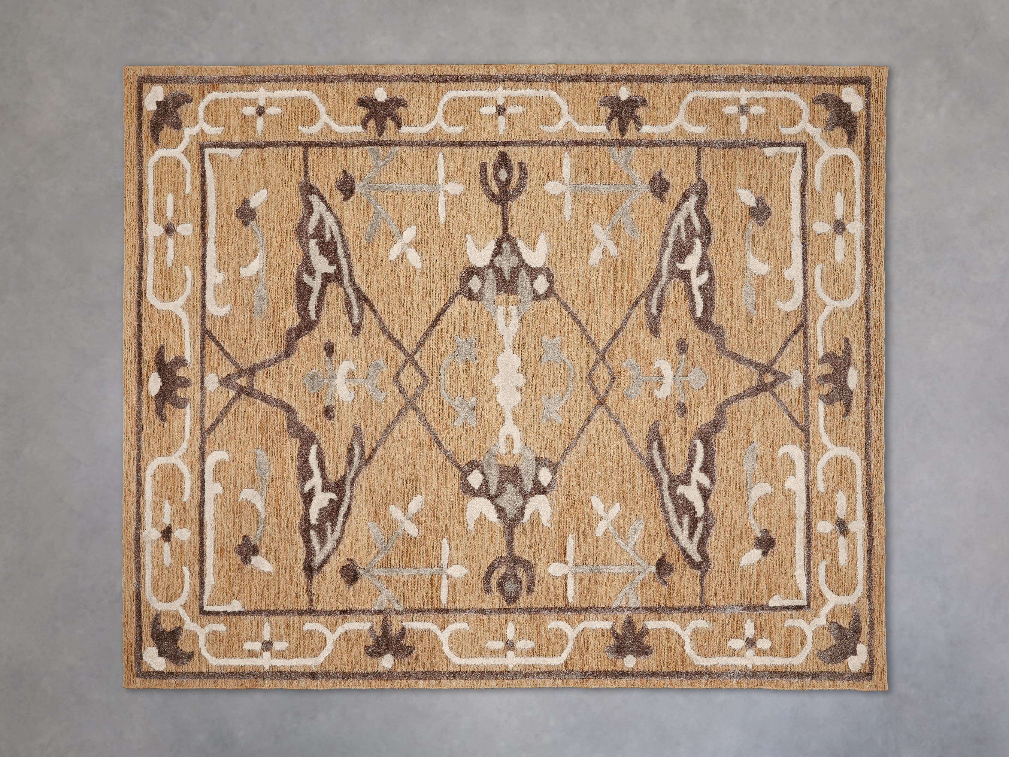 6 X 9 Adelina Brown Rug