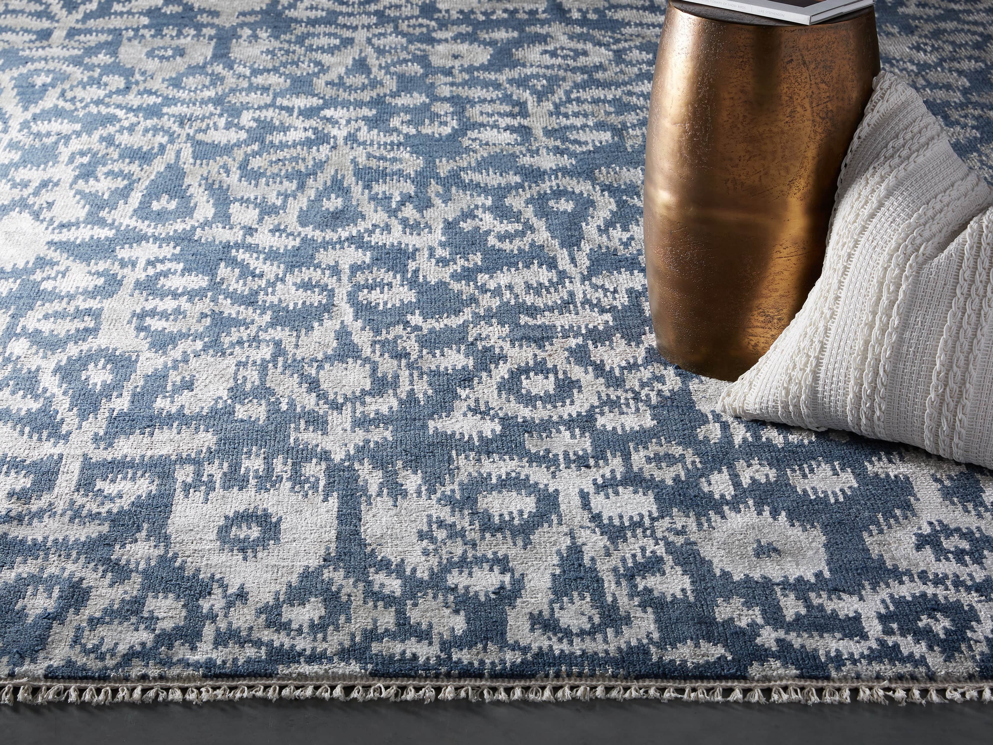 Amina 6' x 9' hand-knotted rug, slide 1 of 5