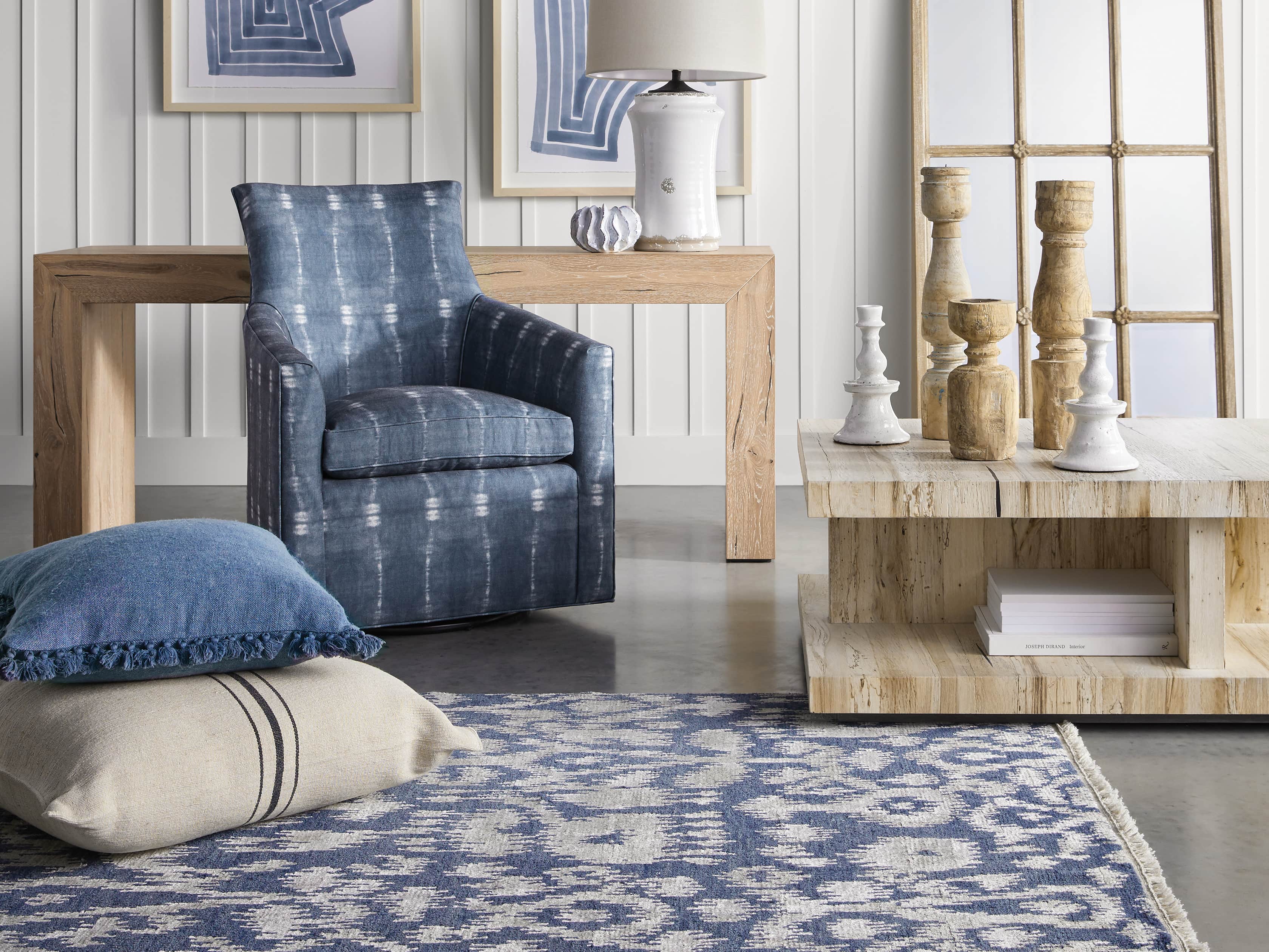 Amina 6' x 9' hand-knotted rug, slide 2 of 5