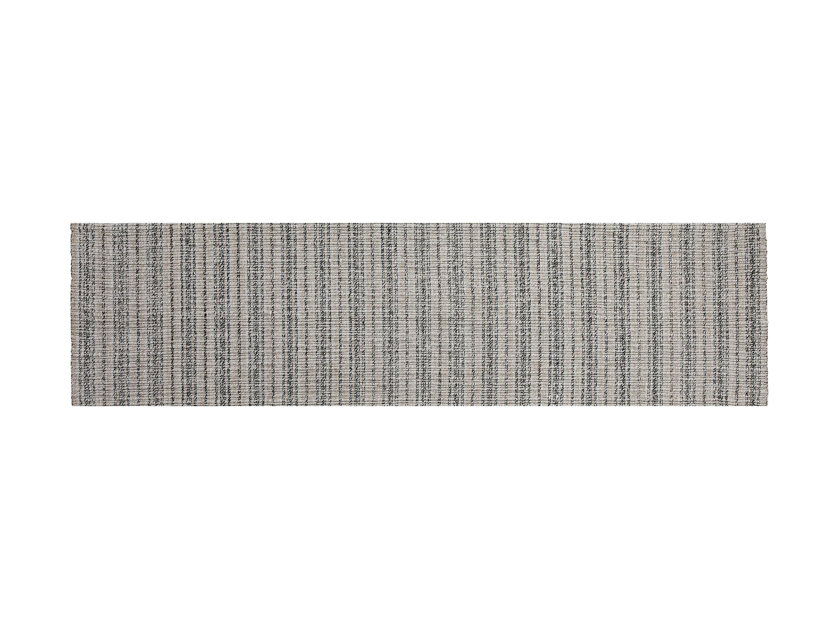 2'6" x 10' Dover Runner Rug in Black and Ivory, slide 3 of 3