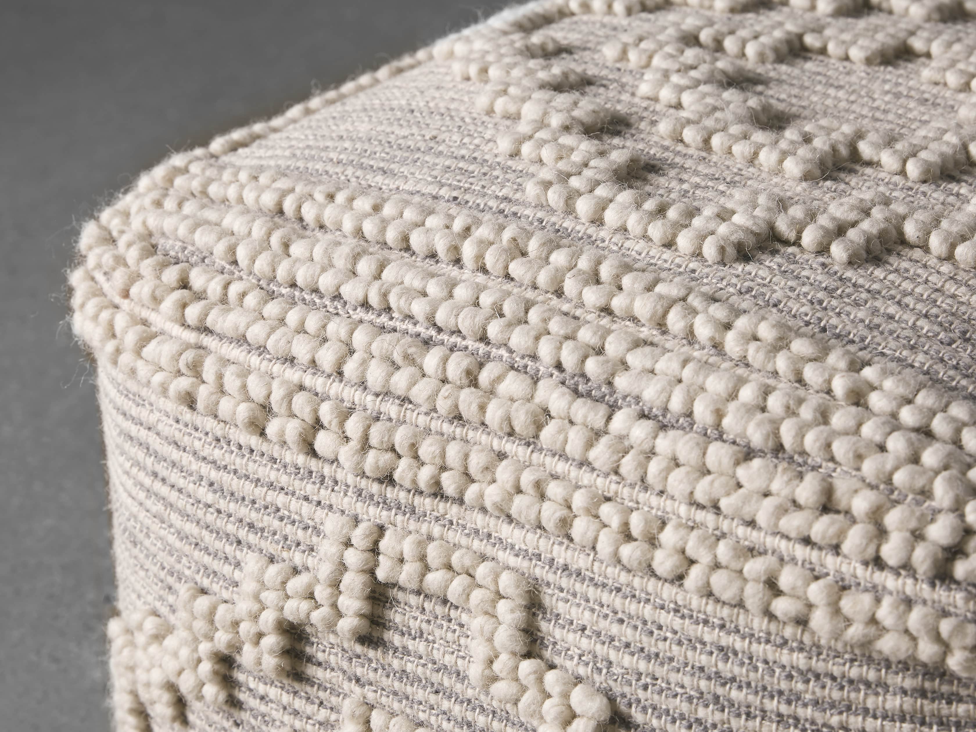 Keller 16" X 16" Boho Pouf, slide 2 of 3