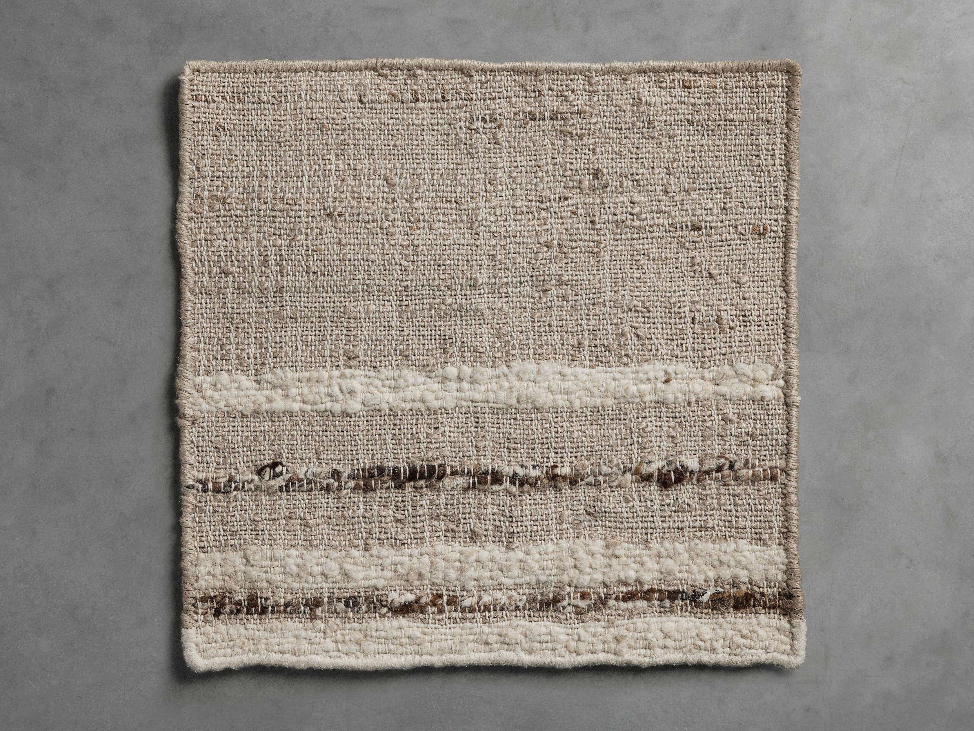 18 X 18 Maeve Brown Rug Swatch