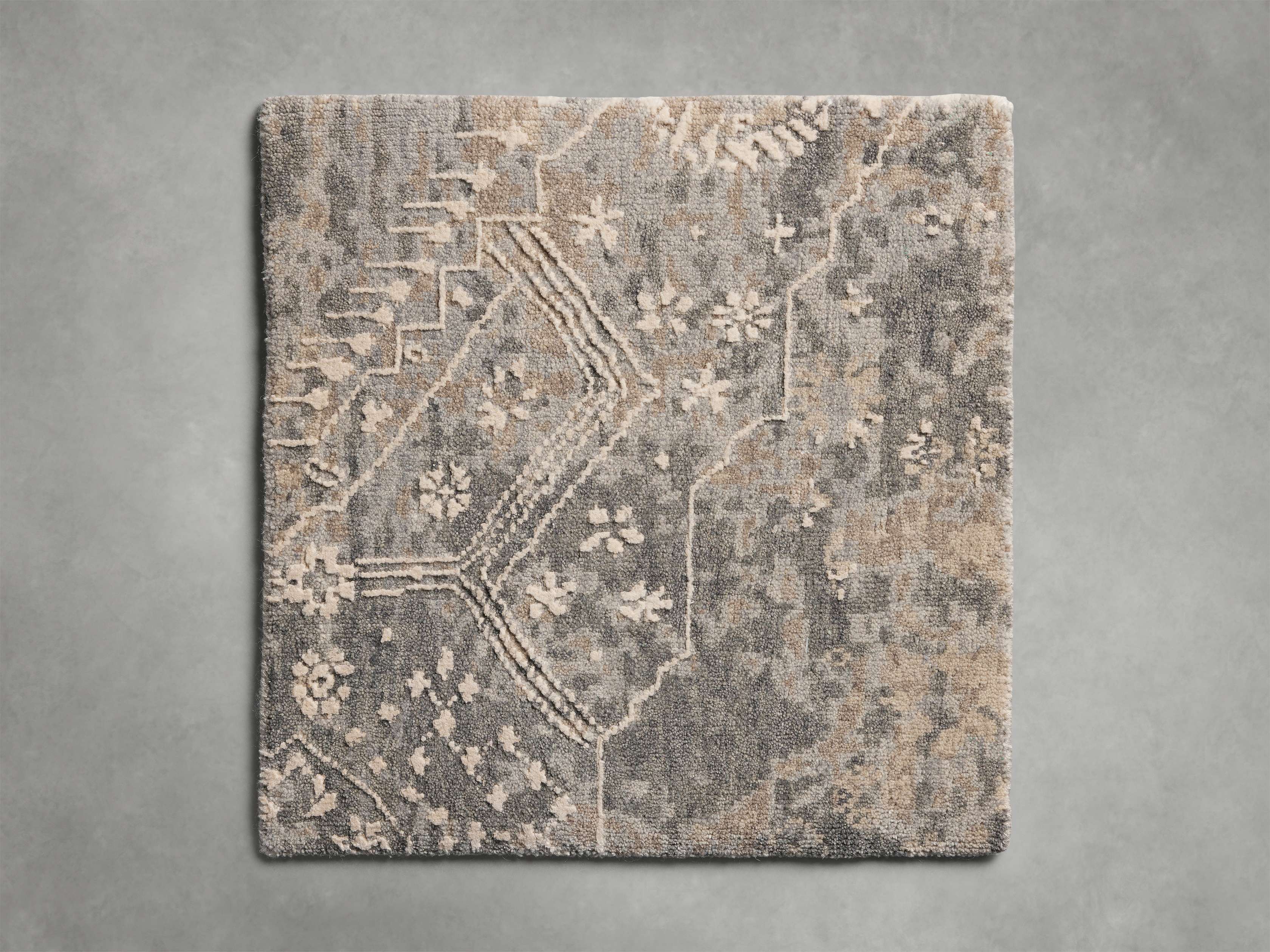 18 X 18 Luca Grey Rug Swatch