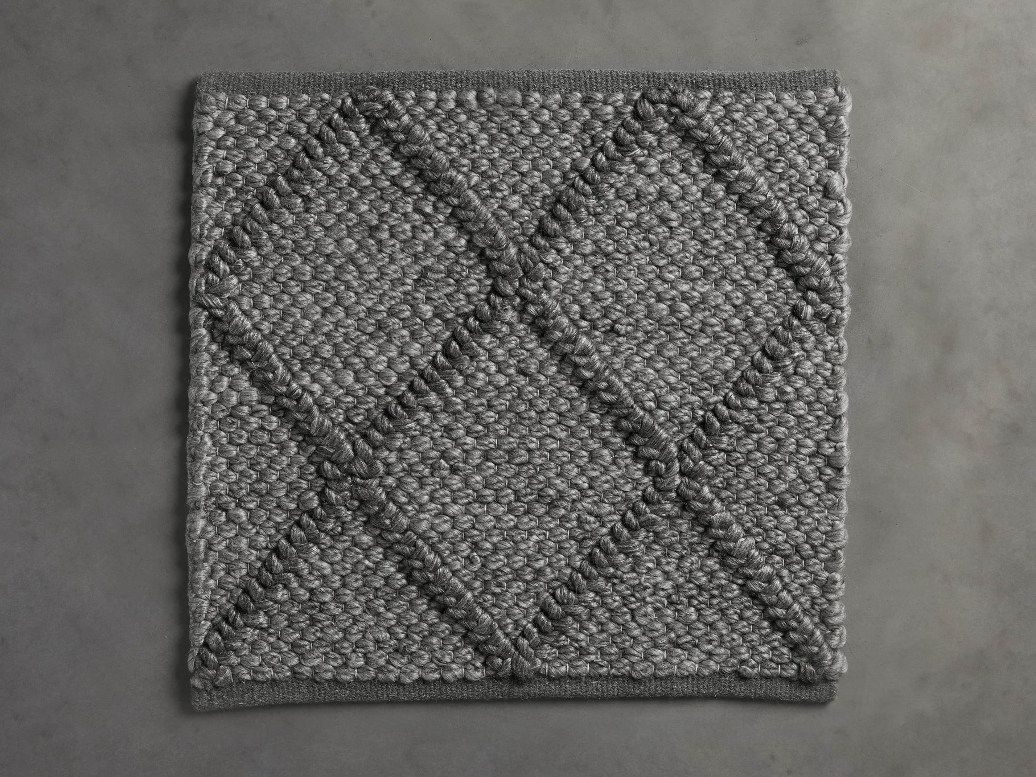 Canyon Handwoven Rug Swatch in Charcoal, slide 1 of 1