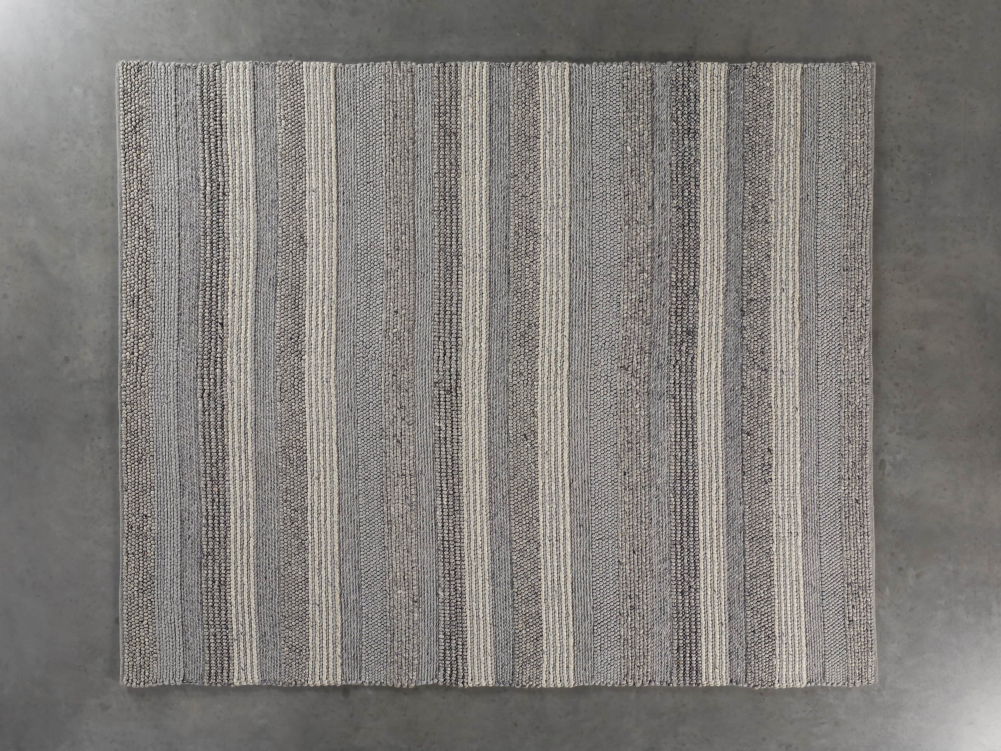 Landon 6x9 Grey Handwoven Rug, slide 2 of 4