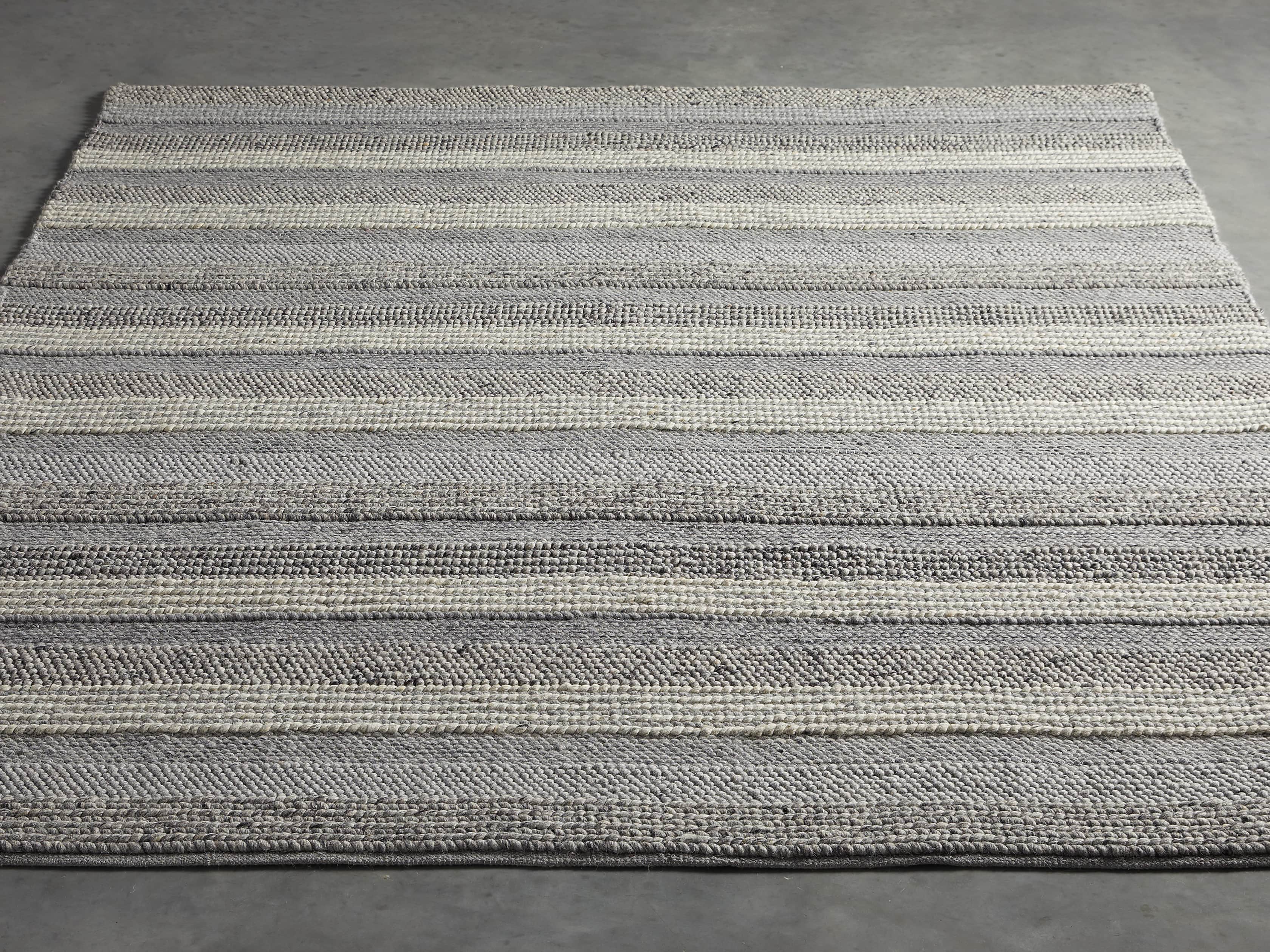 Landon 6x9 Grey Handwoven Rug, slide 3 of 4
