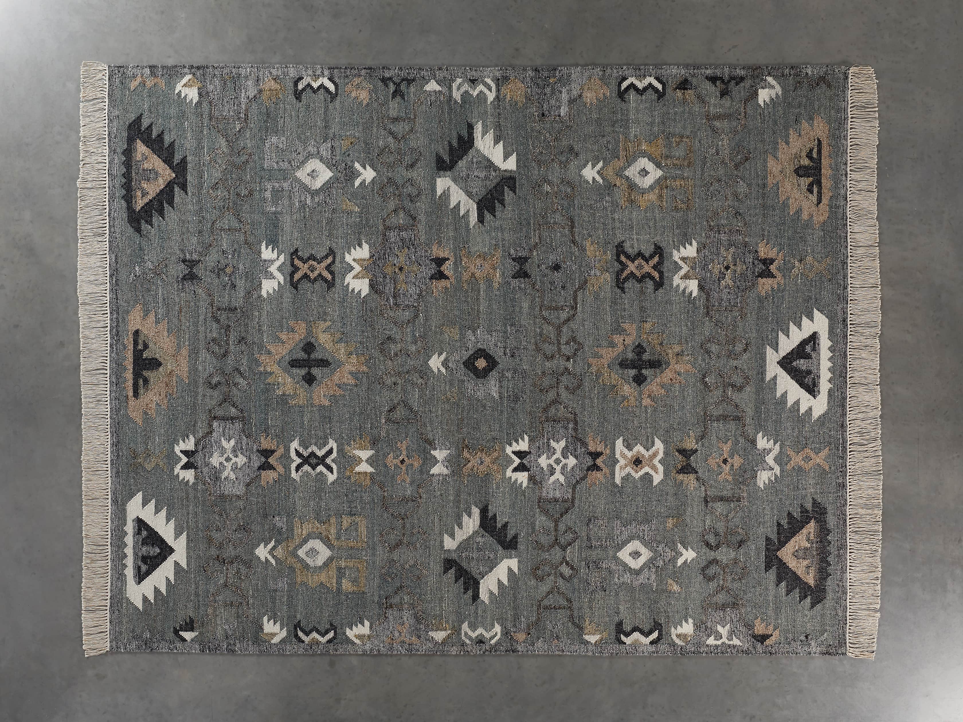 Layton 6x9 Handwoven Rug in Grey, slide 2 of 5