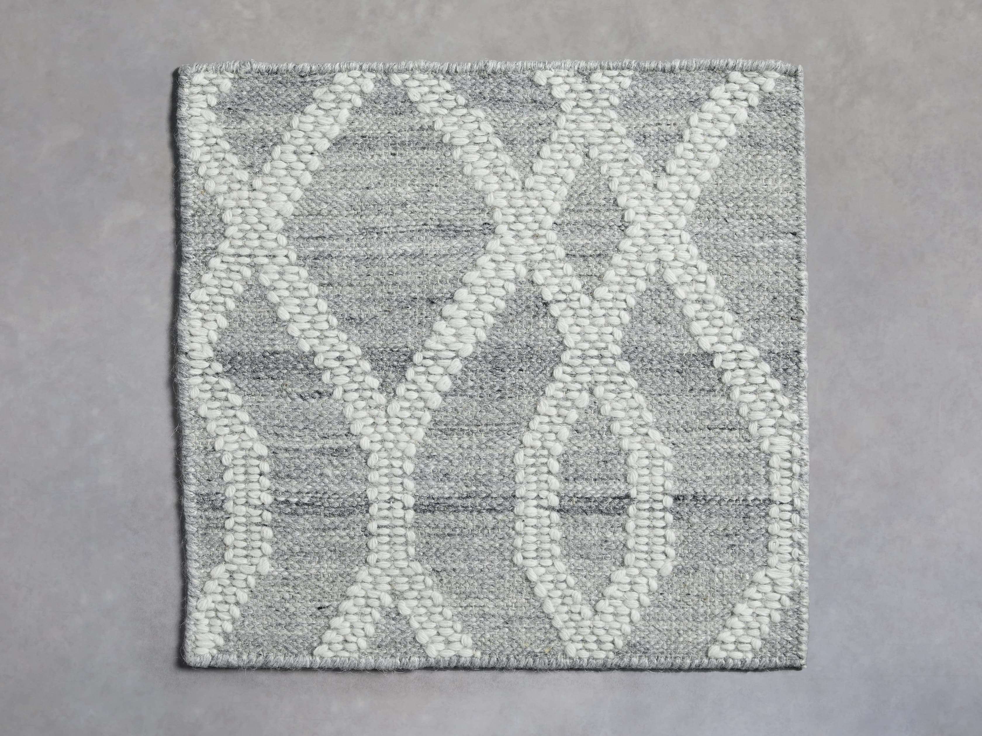 18in X 18in Stratton Rug Swatch In Grey
