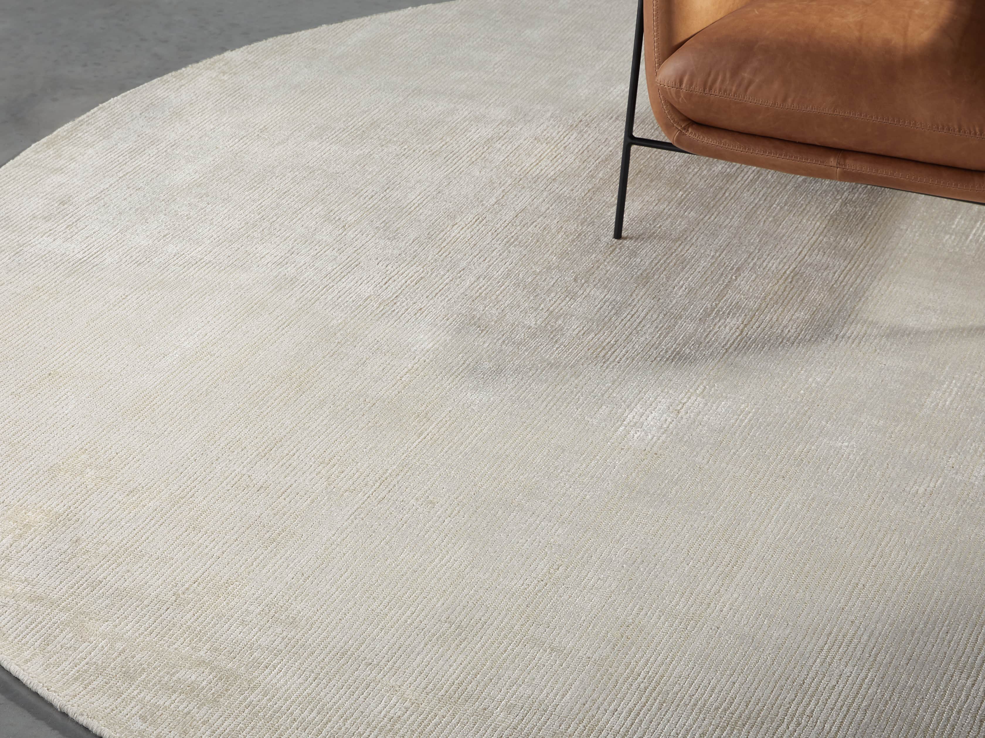 View the Jackson Handwoven Round Rug | Variant: JACKSON CREAM