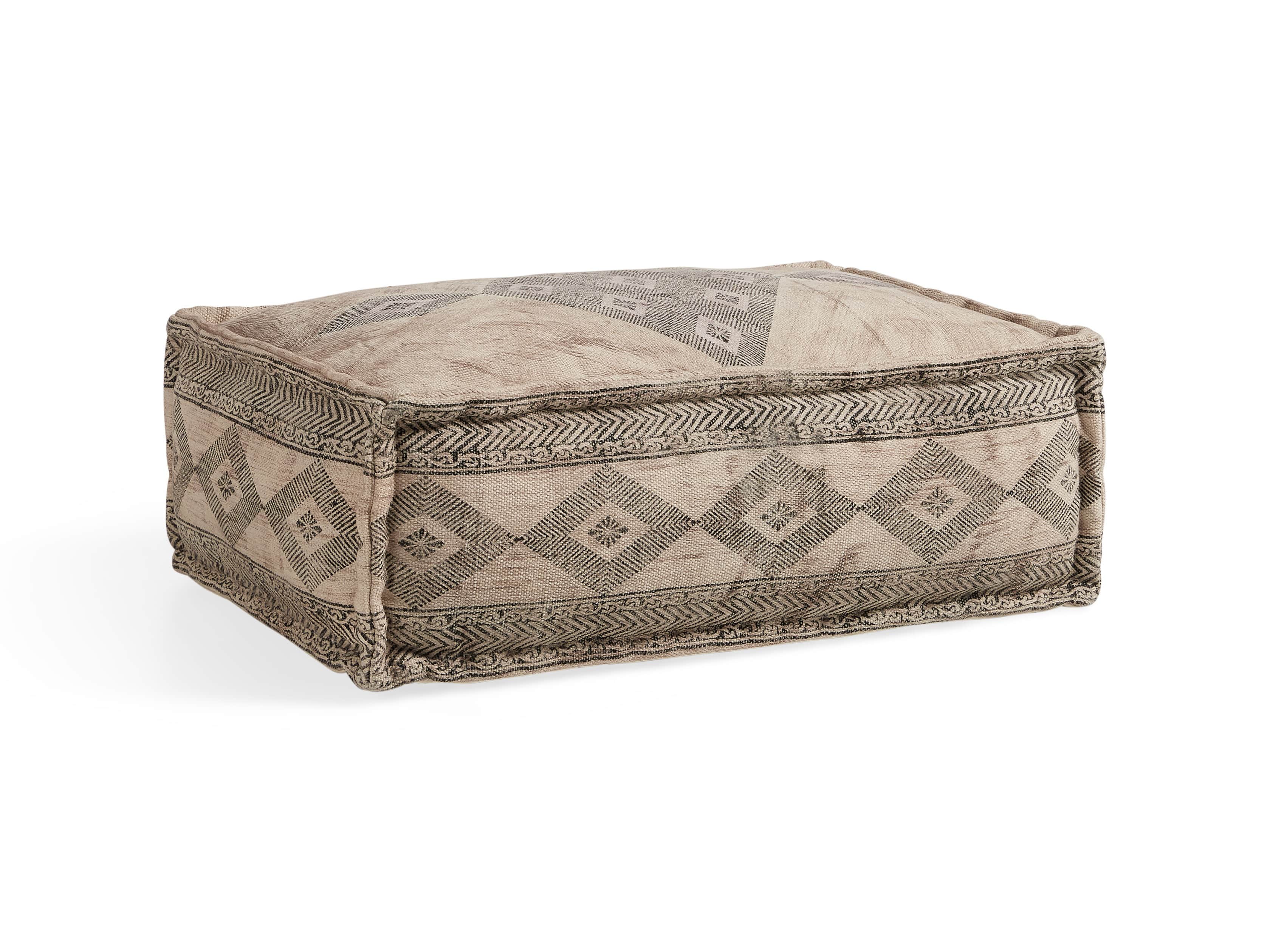 Diamond Blush Floor Pouf