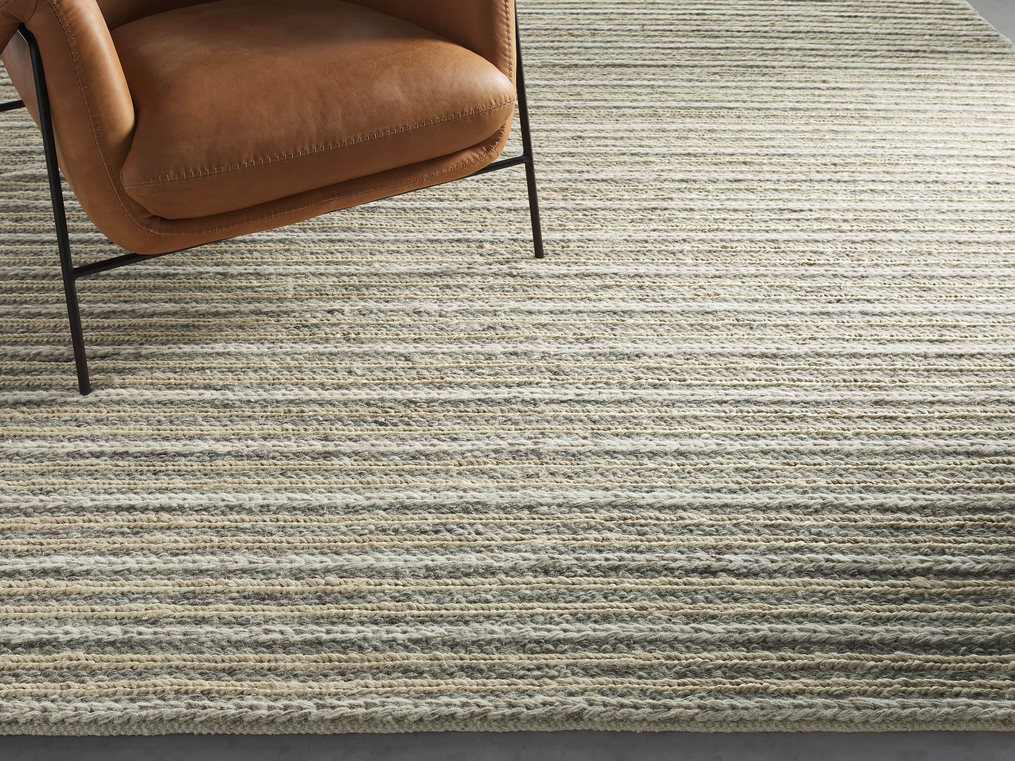 View the Cottager Handwoven Rug | Variant: COTTAGER SILVER